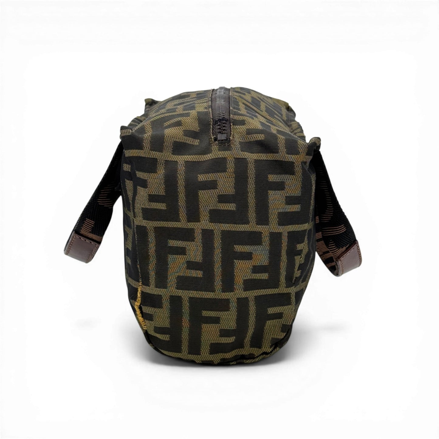 FENDI ズッカ ナイロン ハンドバッグ