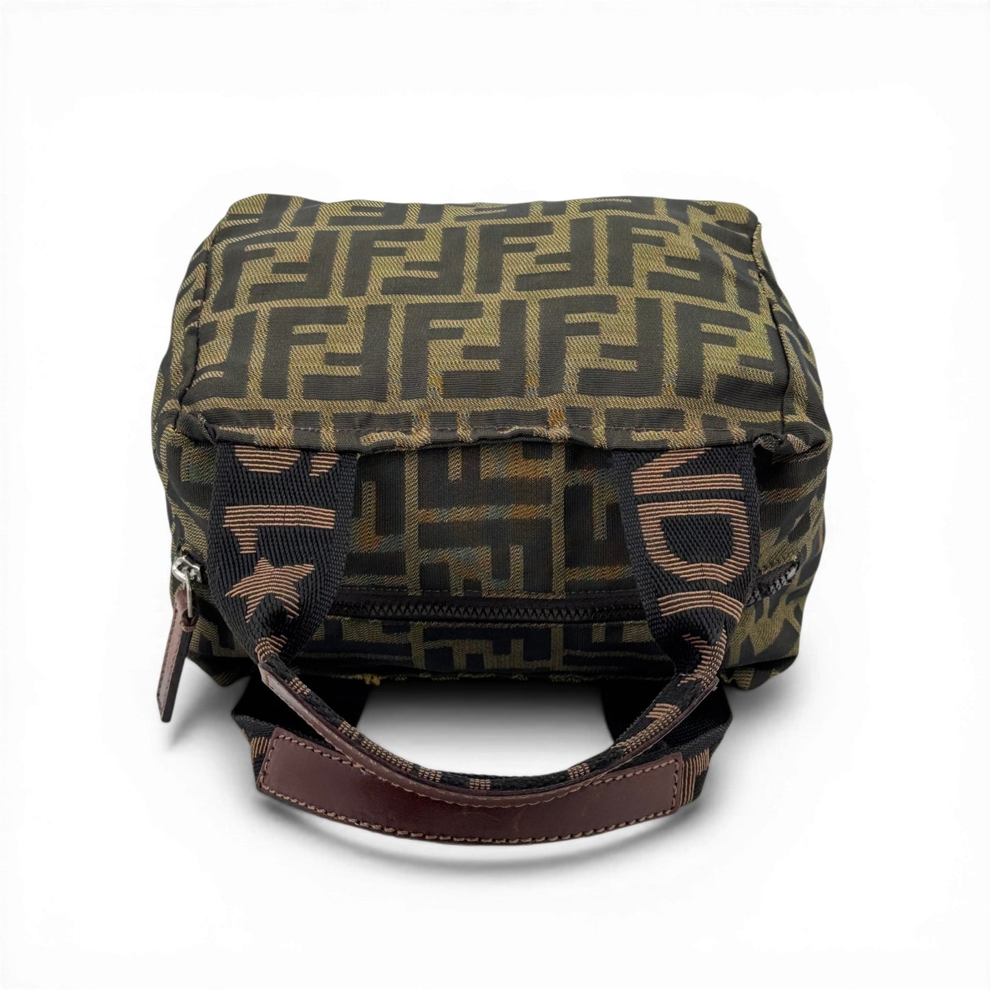FENDI ズッカ ナイロン ハンドバッグ