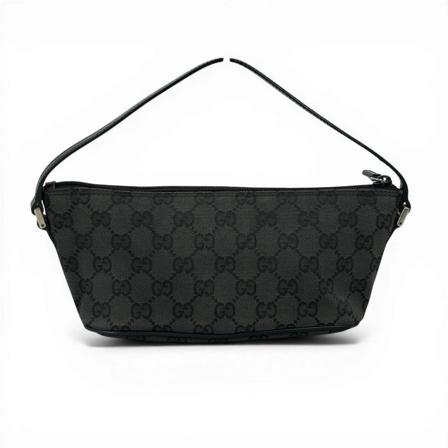 GUCCI ブラック GGキャンバス ハンドバッグ