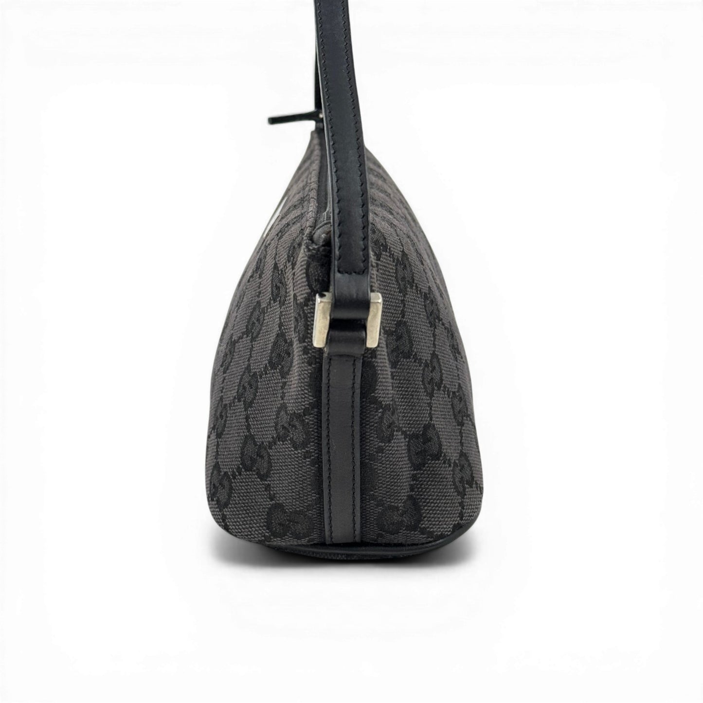 GUCCI ブラック GGキャンバス ハンドバッグ