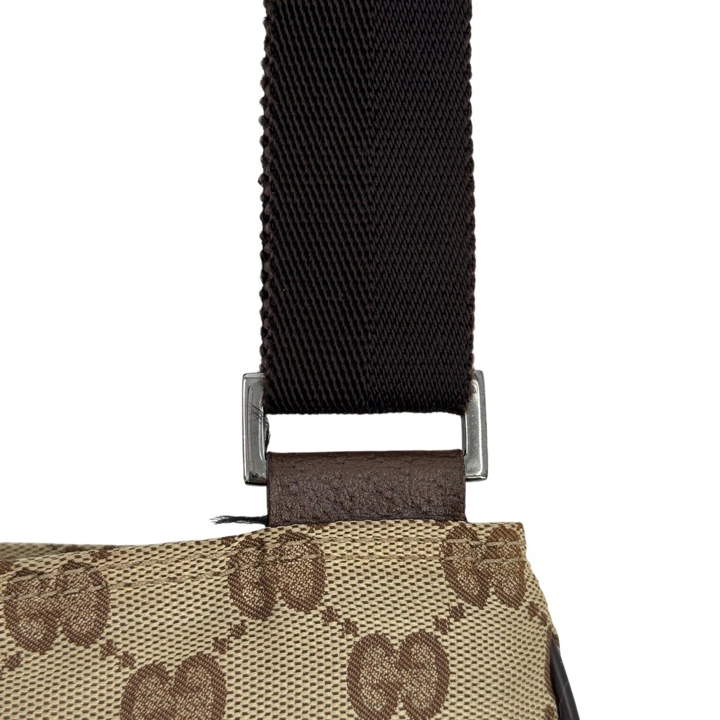 GUCCI GGキャンバス ベージュ ショルダーバッグ