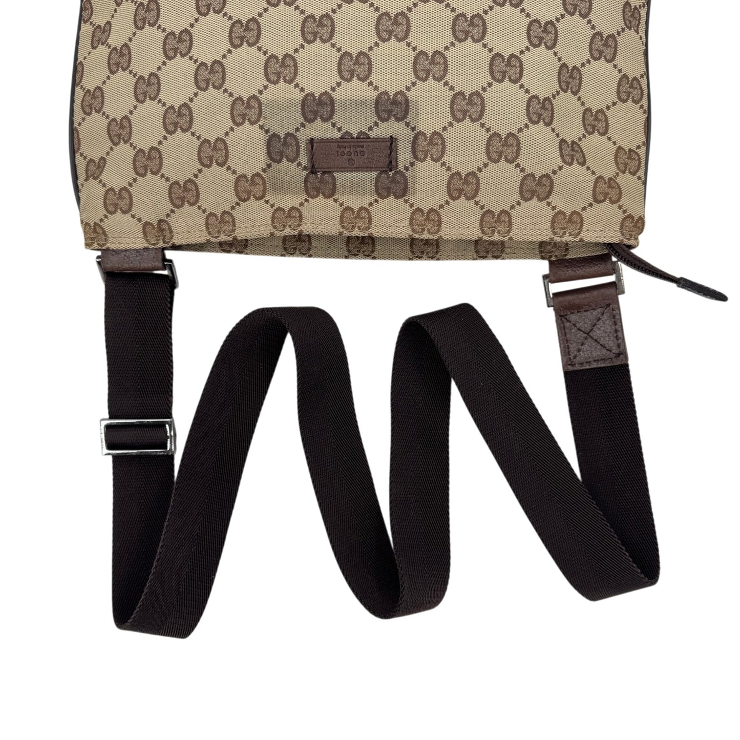 GUCCI GGキャンバス ベージュ ショルダーバッグ