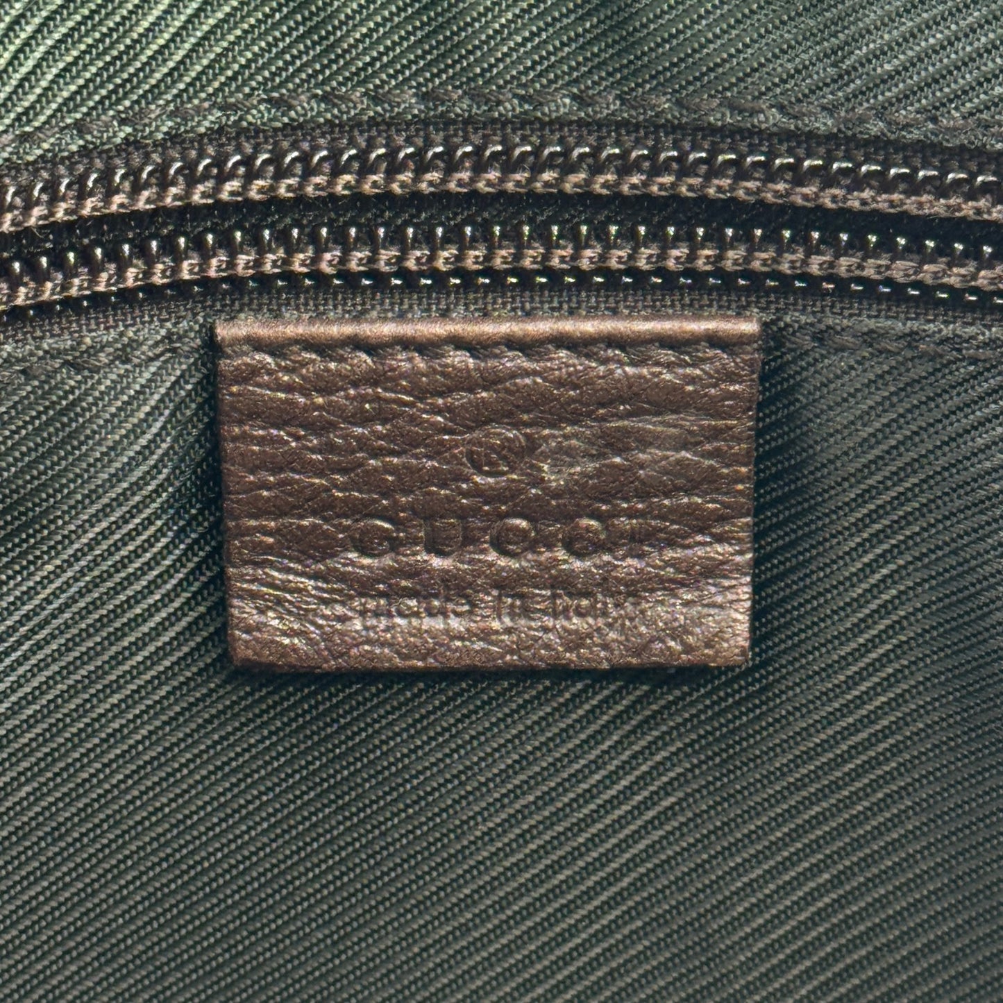 GUCCI GGキャンバス ベージュ ショルダーバッグ