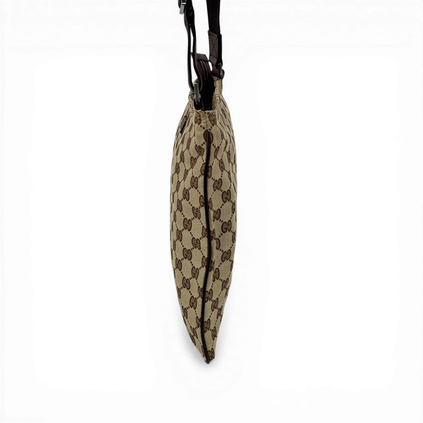 GUCCI GGキャンバス ベージュ ショルダーバッグ