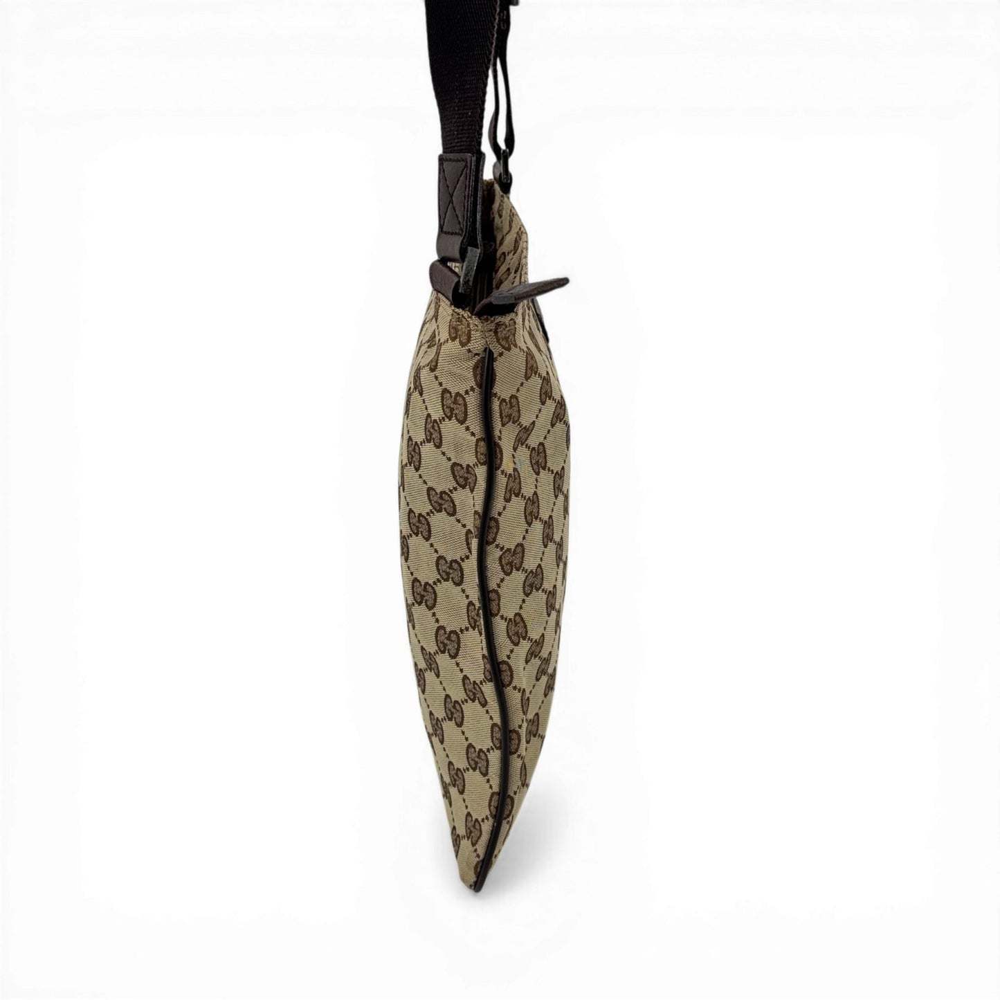 GUCCI GGキャンバス ベージュ ショルダーバッグ