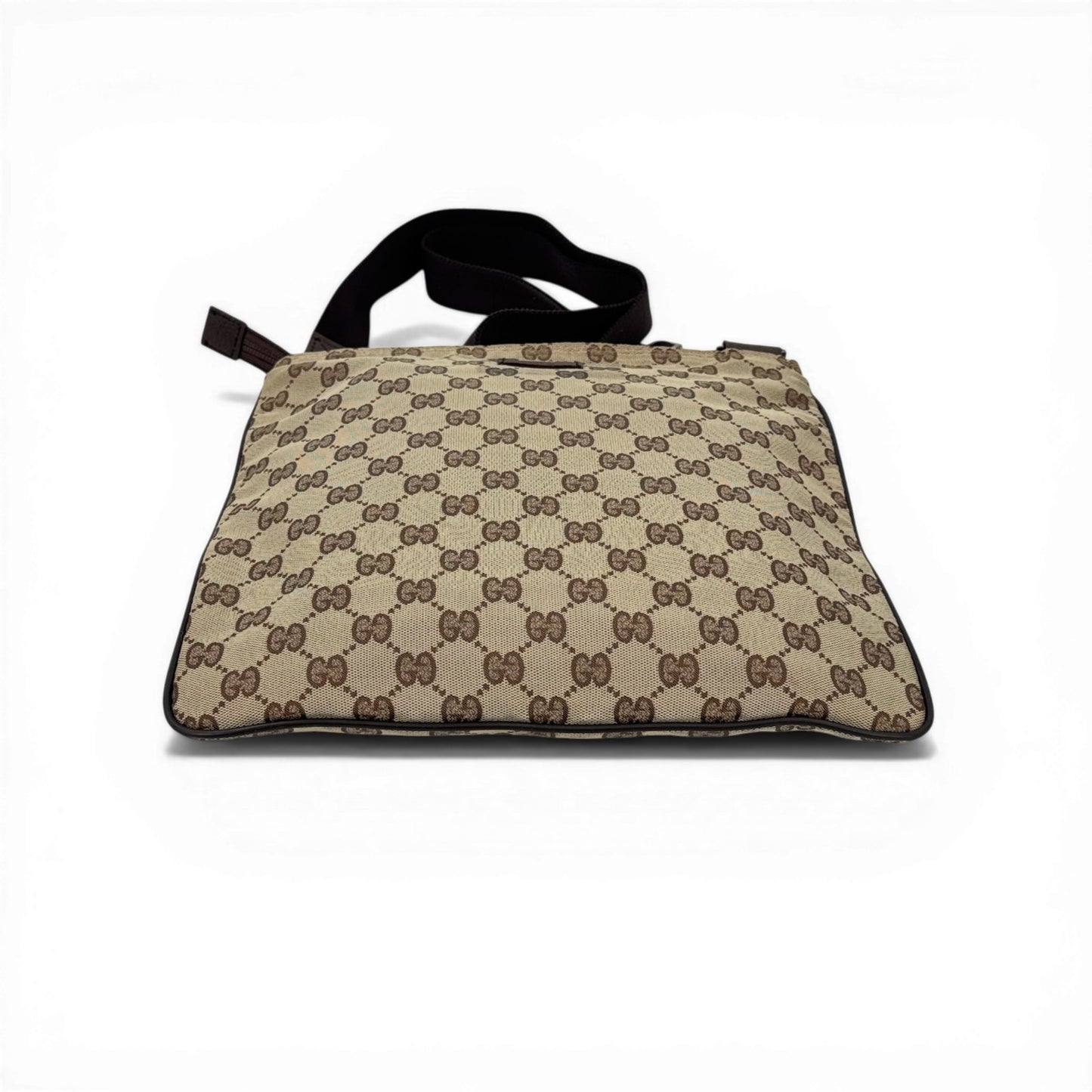 GUCCI GGキャンバス ベージュ ショルダーバッグ