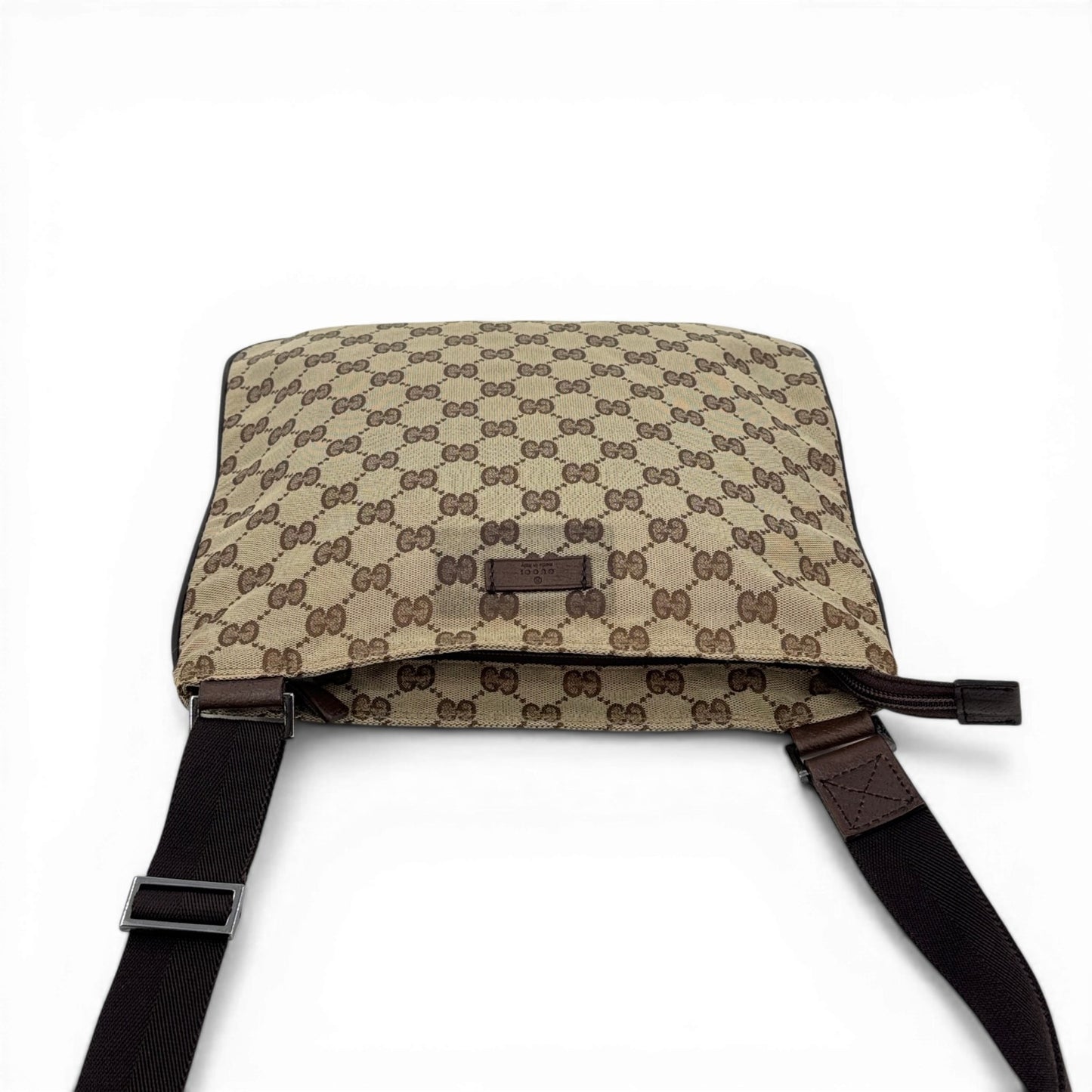 GUCCI GGキャンバス ベージュ ショルダーバッグ