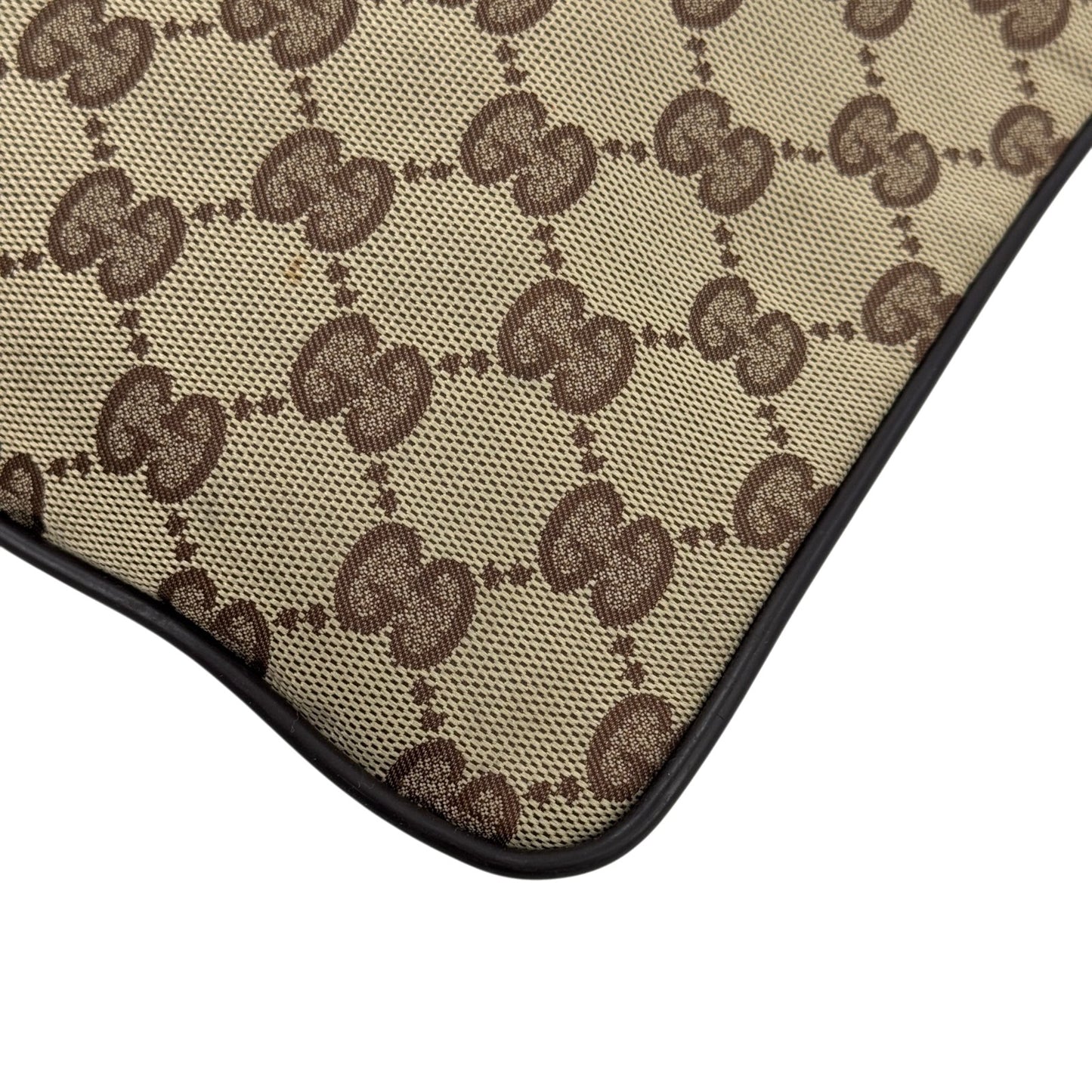 GUCCI GGキャンバス ベージュ ショルダーバッグ