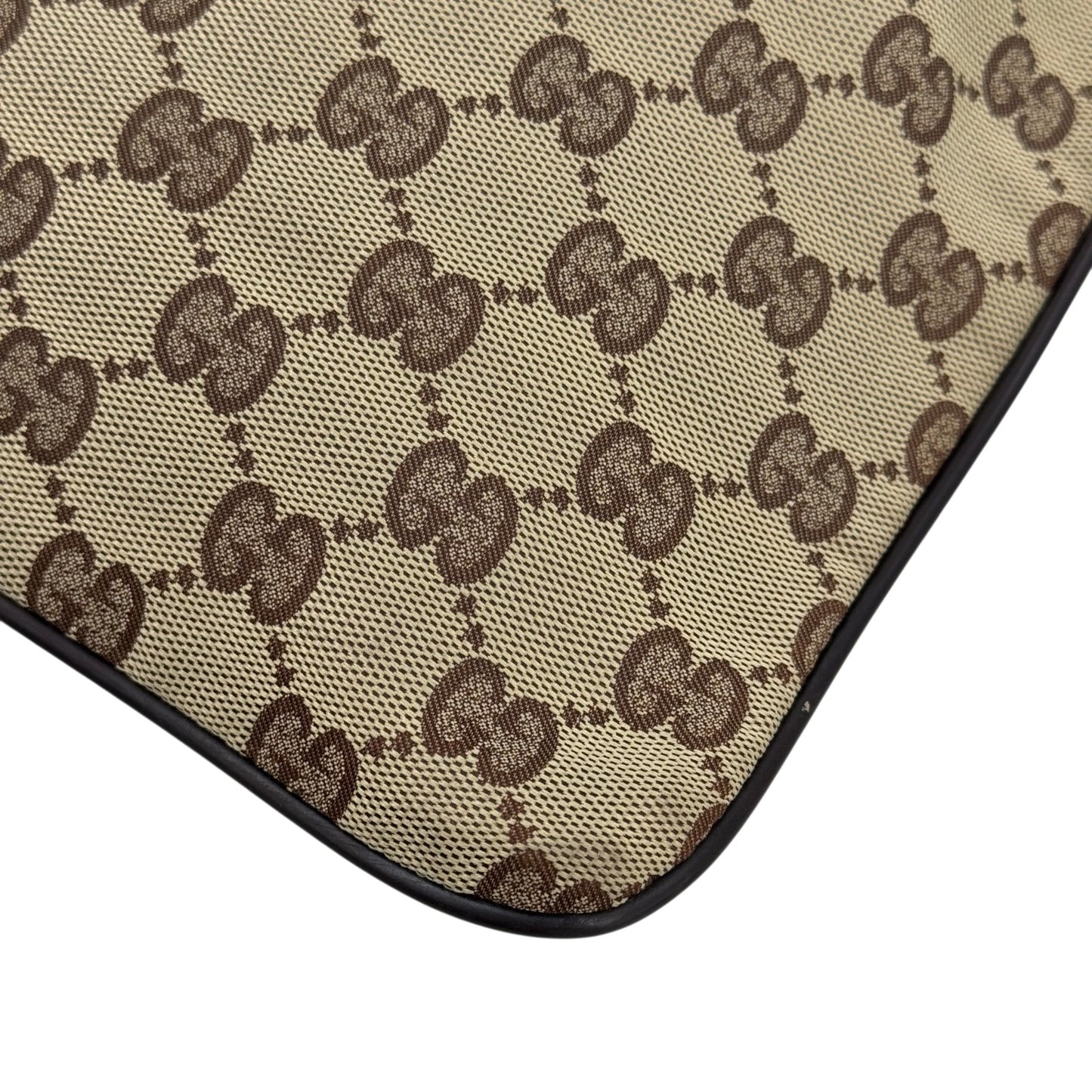GUCCI GGキャンバス ベージュ ショルダーバッグ