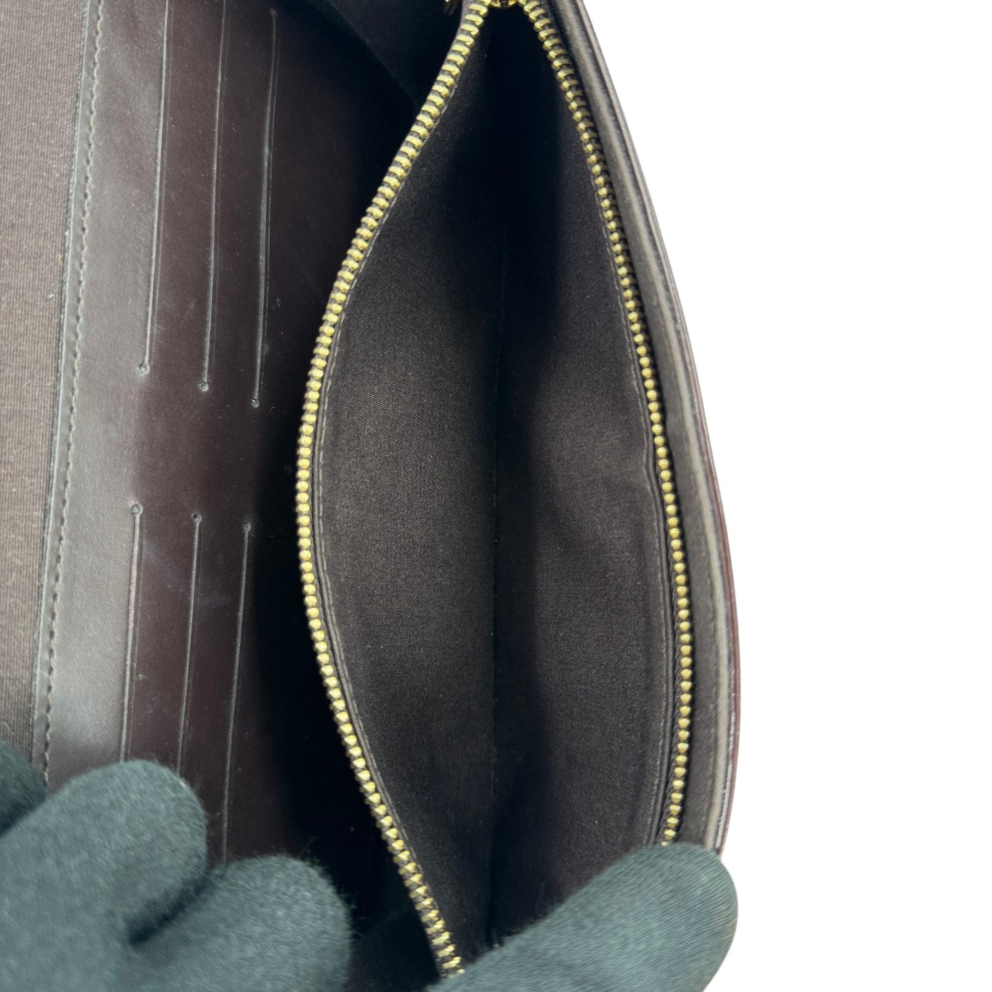 LOUIS VUITTON ポルトフォイユ・ロスモア モノグラム・ヴェルニ ボルドー 長財布 M91591