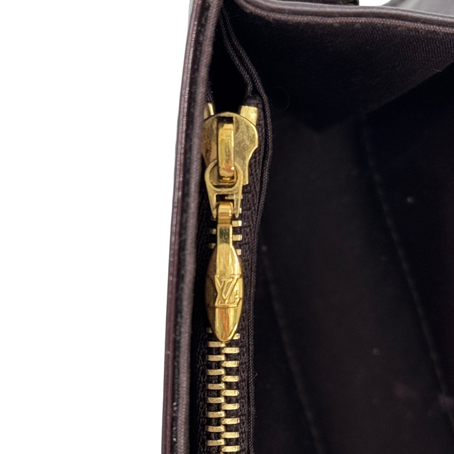 LOUIS VUITTON ポルトフォイユ・ロスモア モノグラム・ヴェルニ ボルドー 長財布 M91591