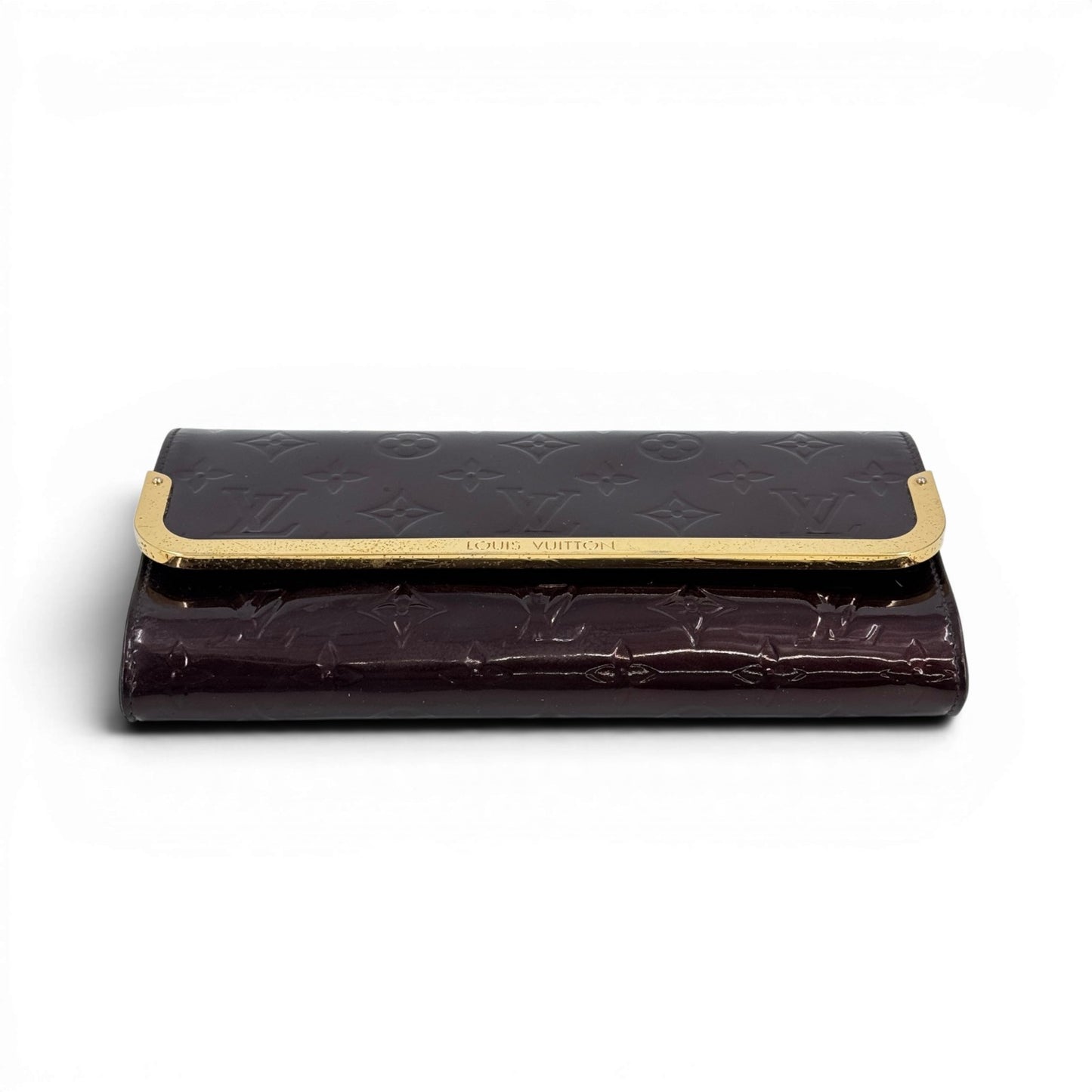 LOUIS VUITTON ポルトフォイユ・ロスモア モノグラム・ヴェルニ ボルドー 長財布 M91591