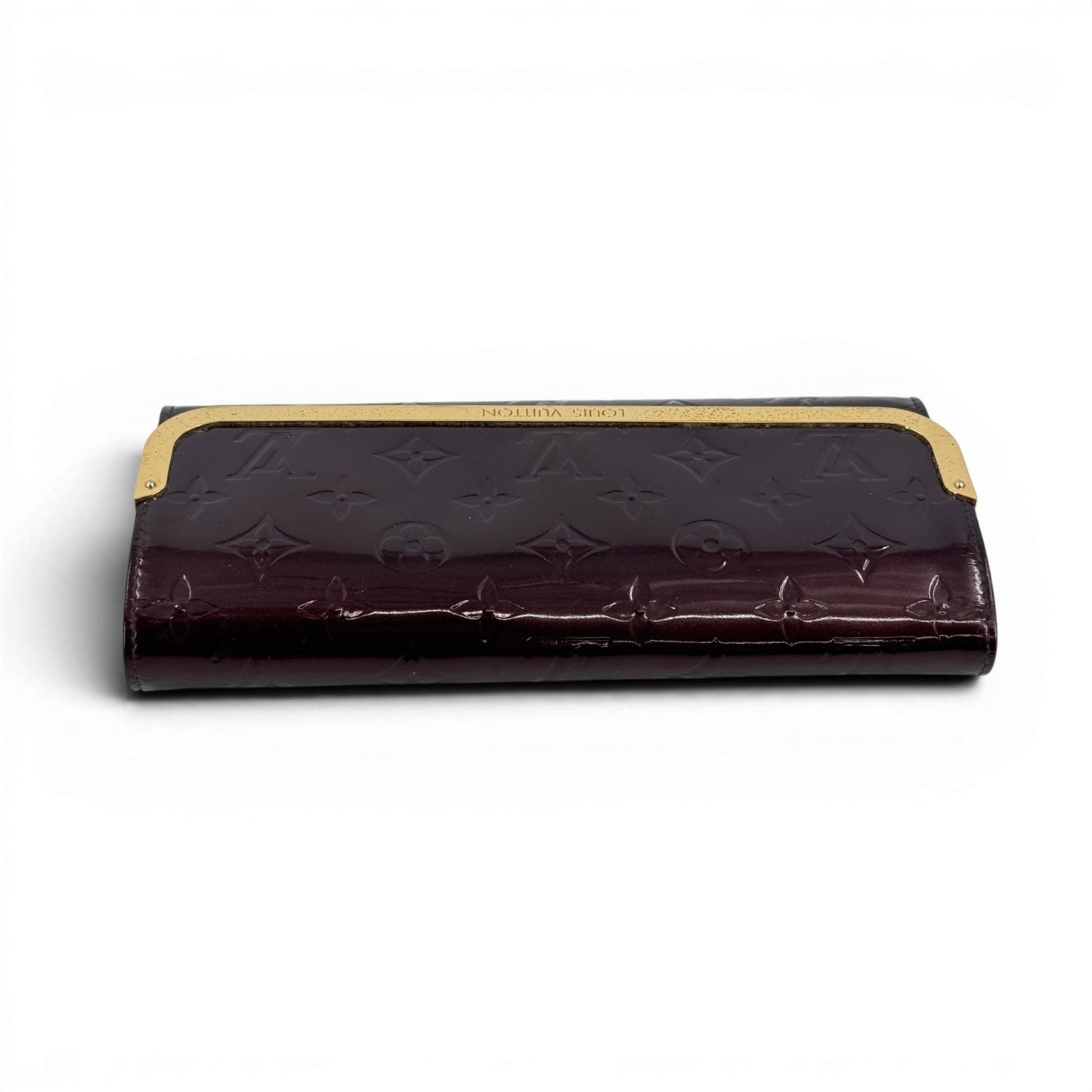 LOUIS VUITTON ポルトフォイユ・ロスモア モノグラム・ヴェルニ ボルドー 長財布 M91591