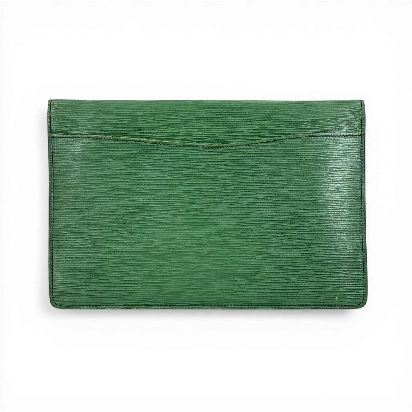 LOUIS VUITTON エピ グリーン モンテーニュ 27 M52664 クラッチバッグ