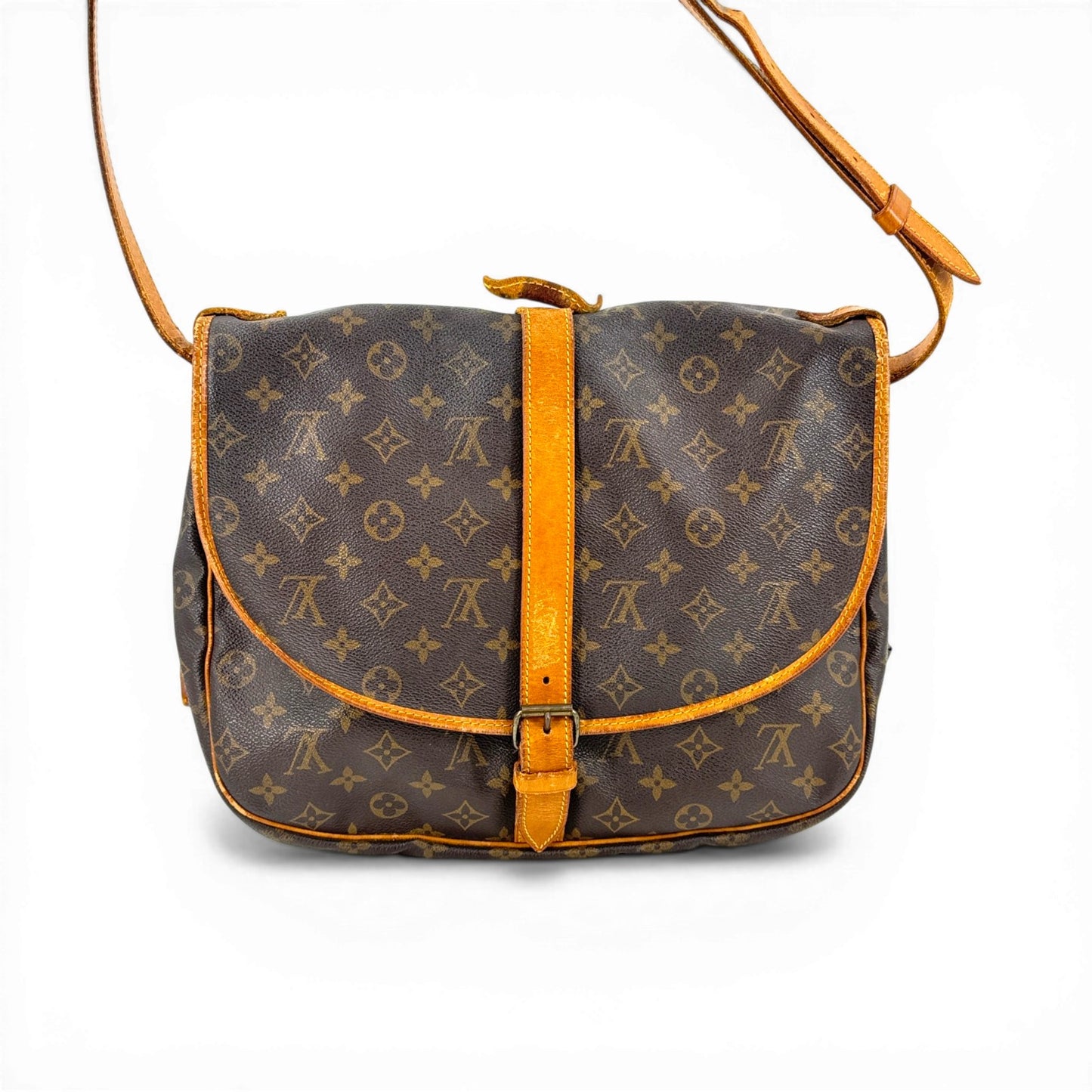LOUIS VUITTON モノグラム・ソミュール35 M42254 ショルダーバッグ