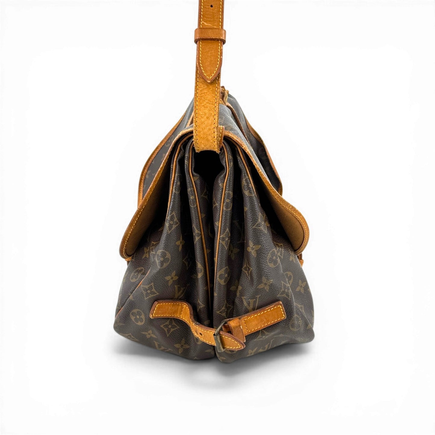 LOUIS VUITTON モノグラム・ソミュール35 M42254 ショルダーバッグ