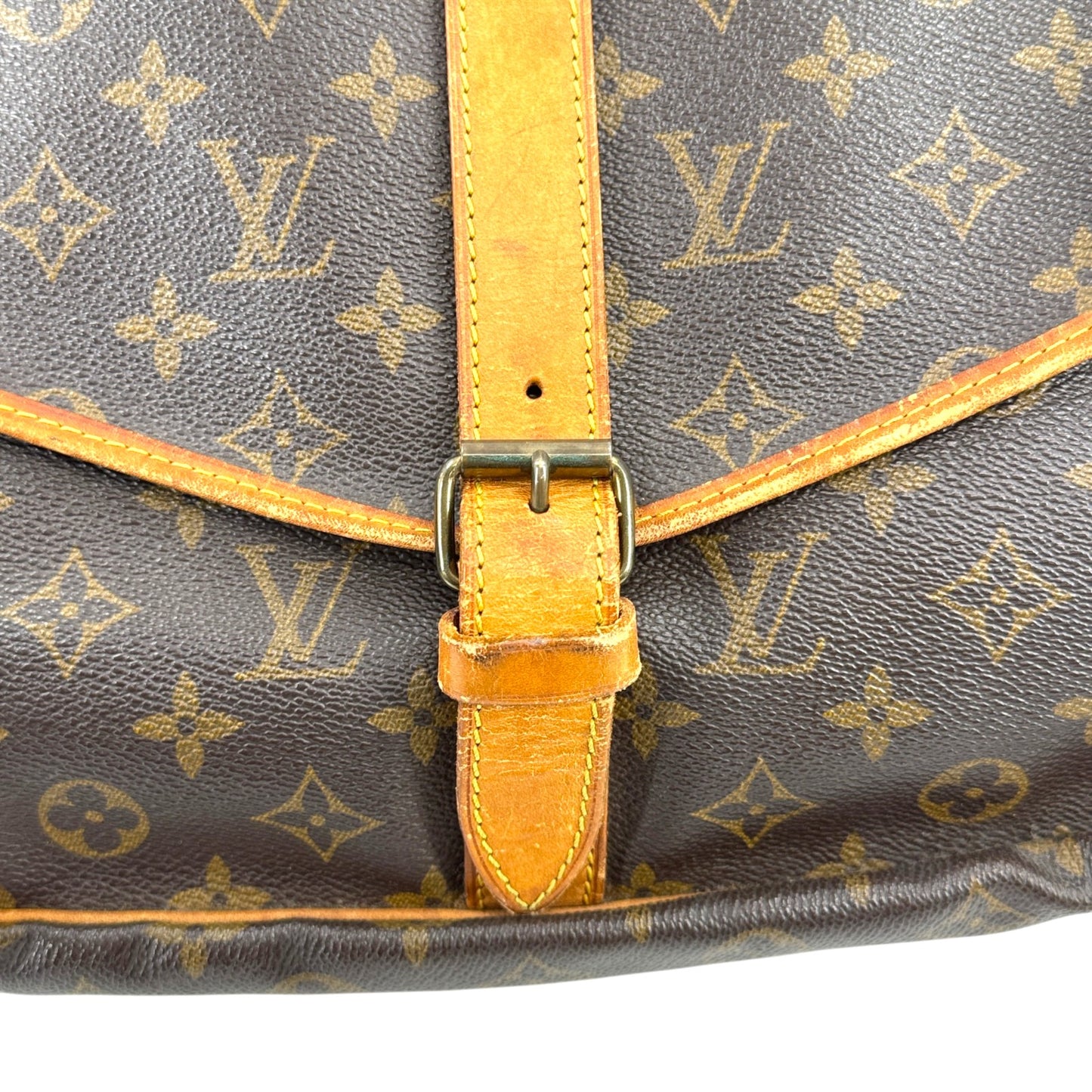 LOUIS VUITTON モノグラム・ソミュール35 M42254 ショルダーバッグ