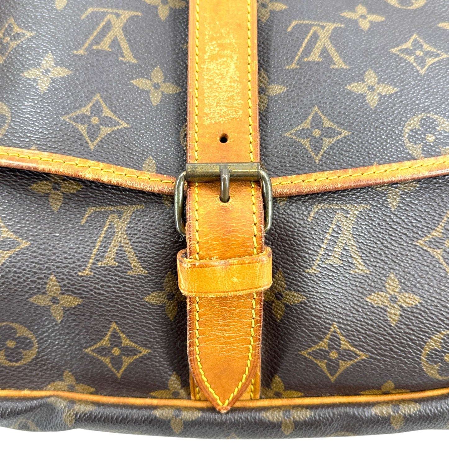 LOUIS VUITTON モノグラム・ソミュール35 M42254 ショルダーバッグ