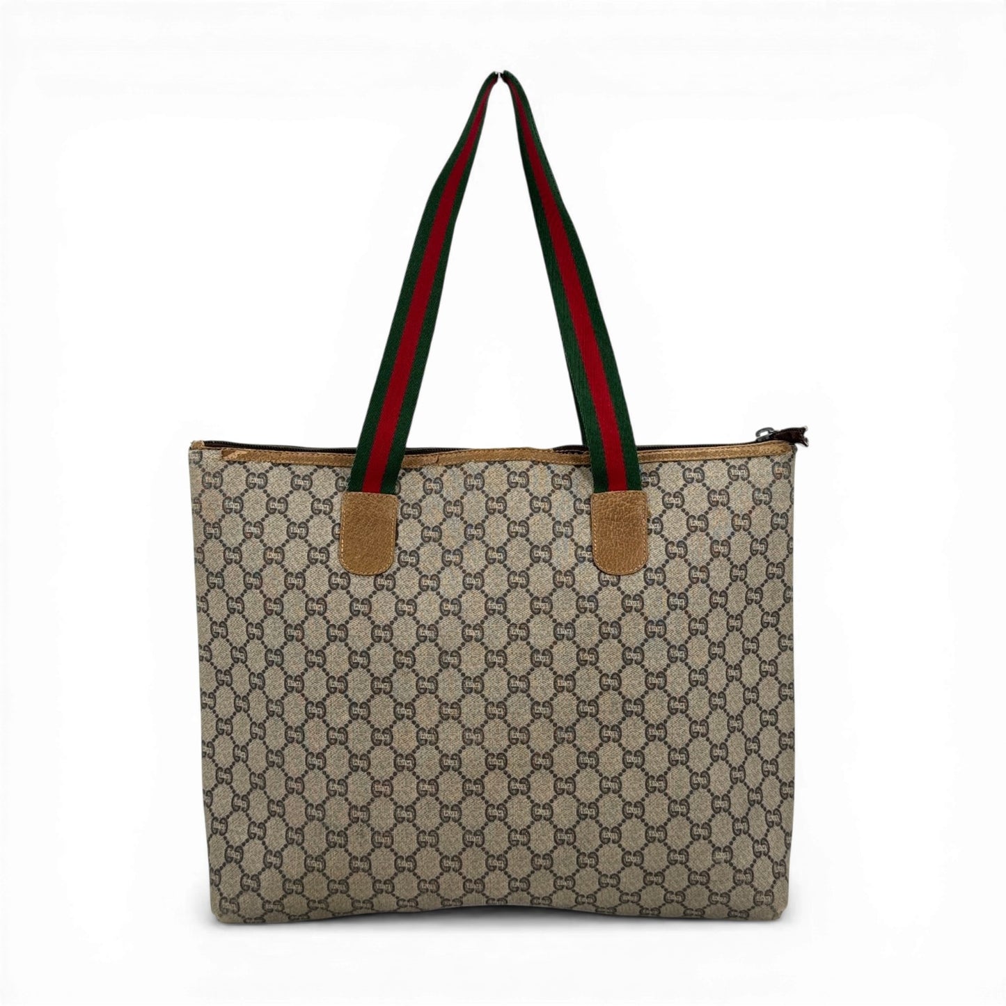 GUCCI GGキャンバス シェリーライン GUCCIプラス トートバッグ