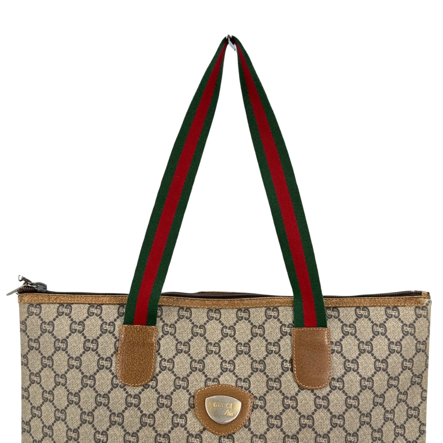 GUCCI GGキャンバス シェリーライン GUCCIプラス トートバッグ