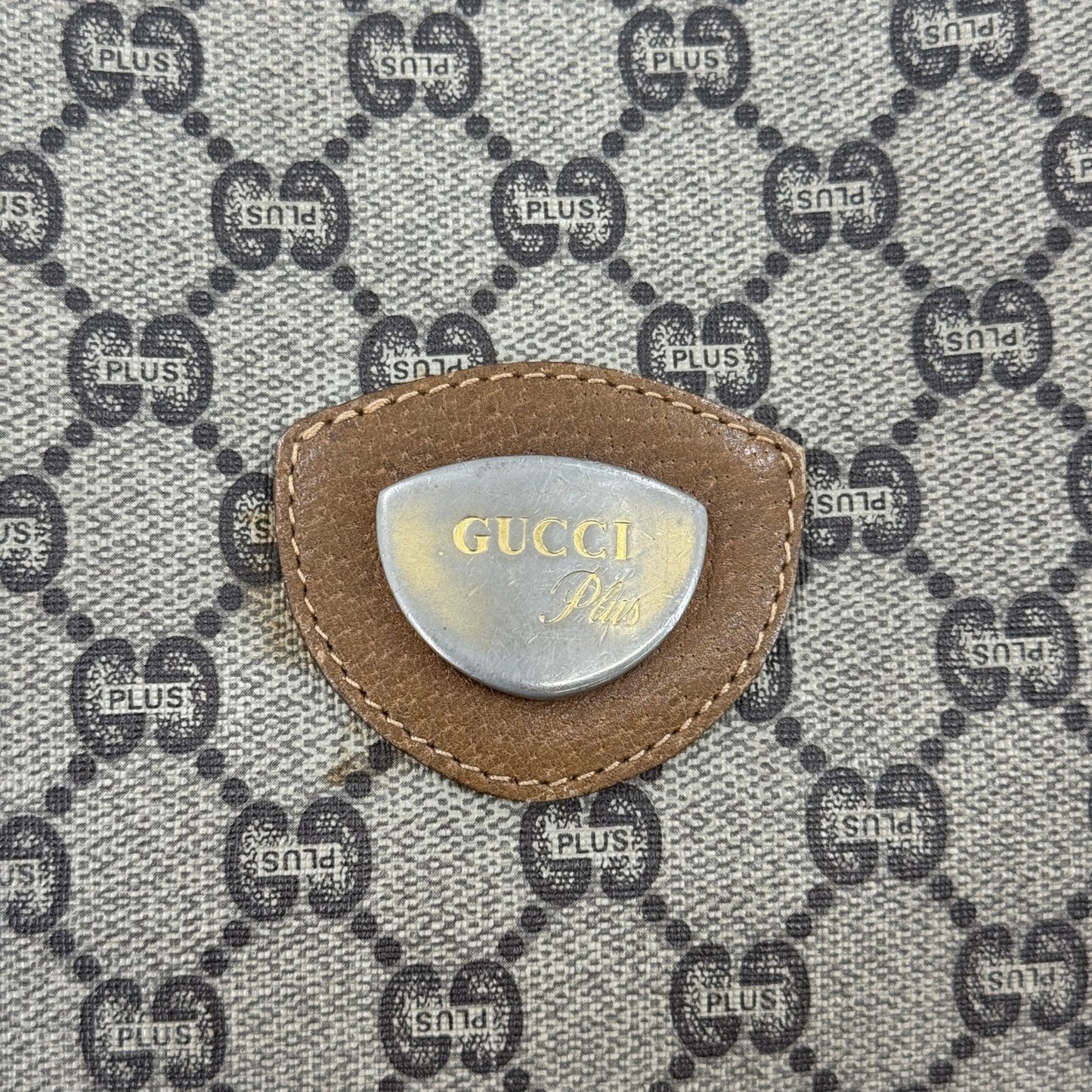 GUCCI GGキャンバス シェリーライン GUCCIプラス トートバッグ