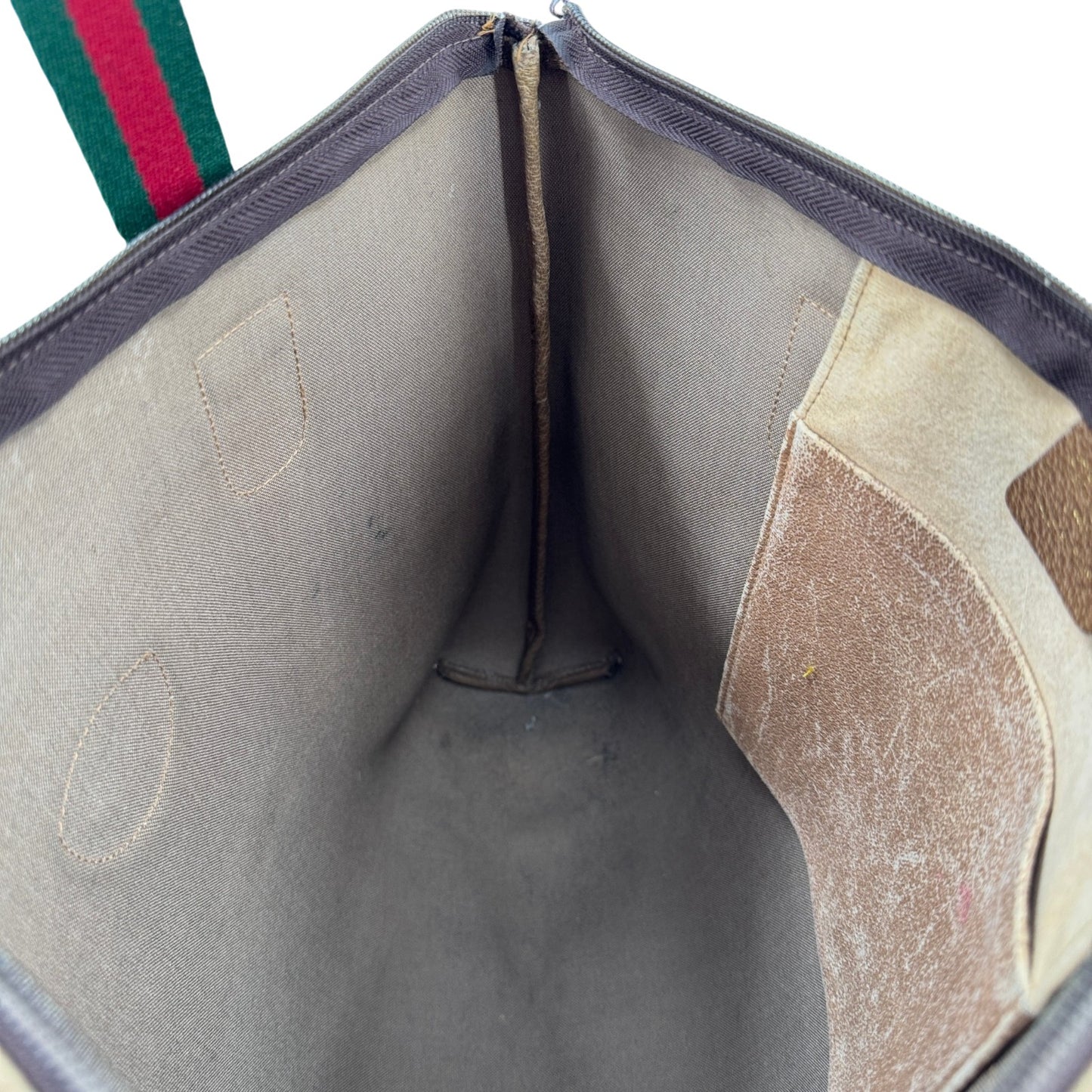 GUCCI GGキャンバス シェリーライン GUCCIプラス トートバッグ