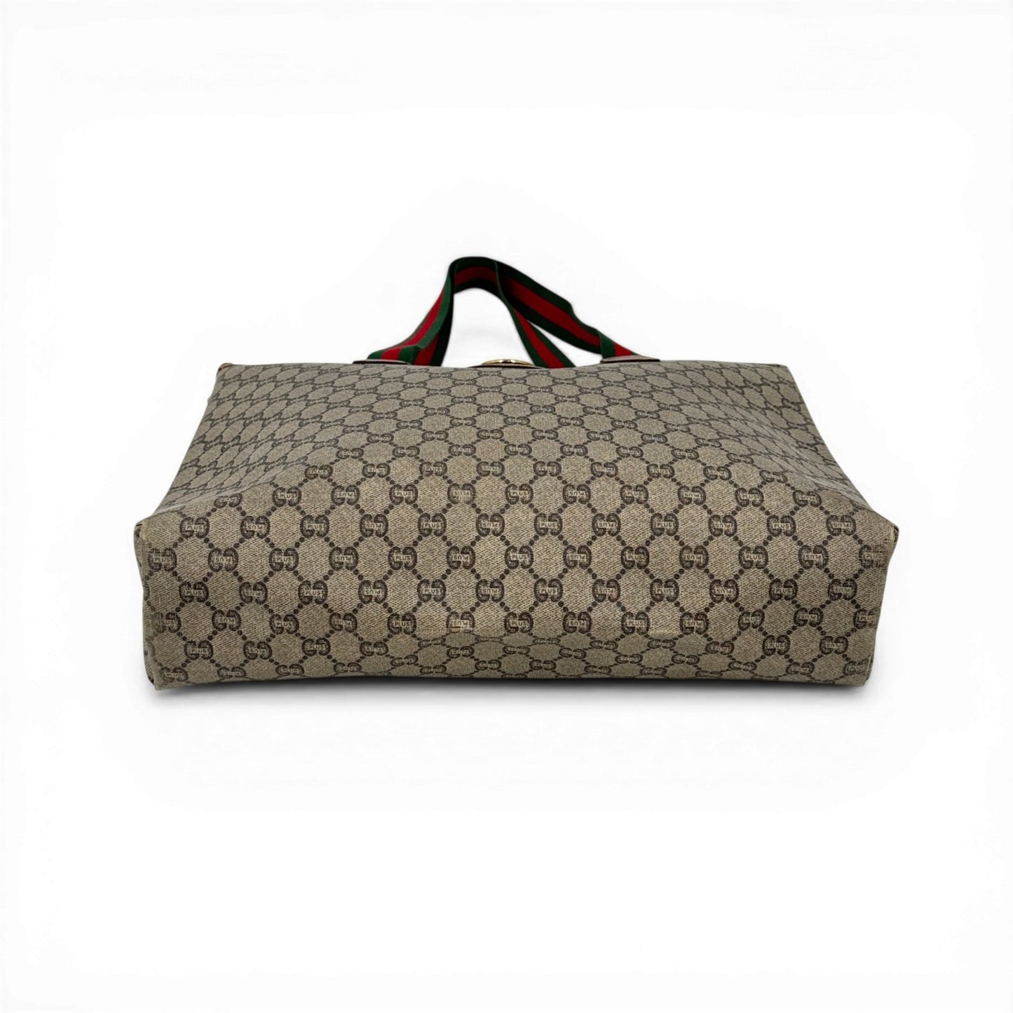 GUCCI GGキャンバス シェリーライン GUCCIプラス トートバッグ