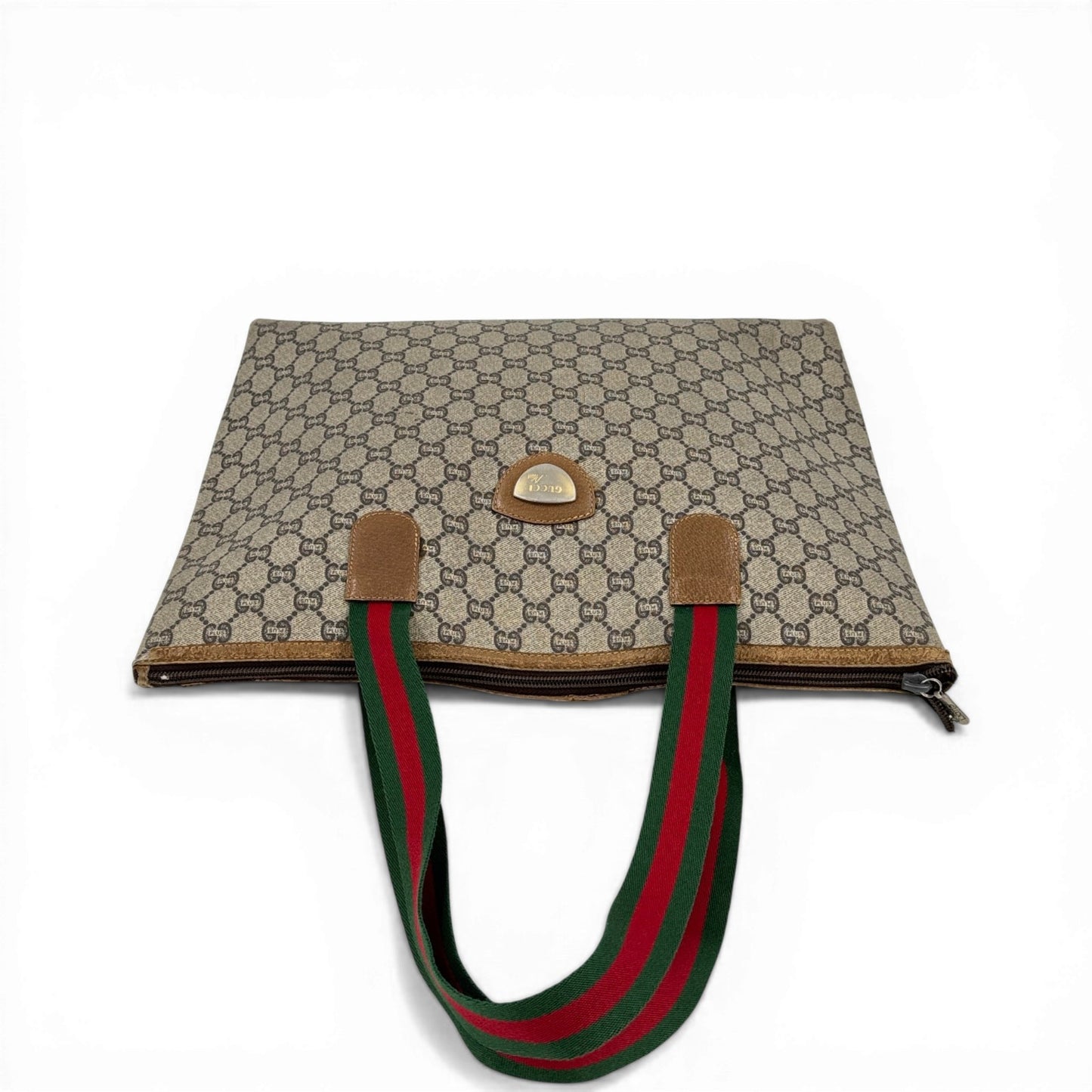 GUCCI GGキャンバス シェリーライン GUCCIプラス トートバッグ