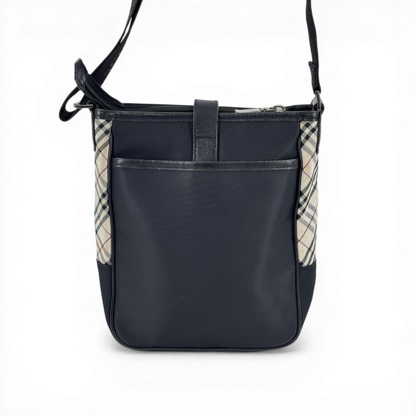 BURBERRY ノヴァキャンバス ブラックショルダーバッグ