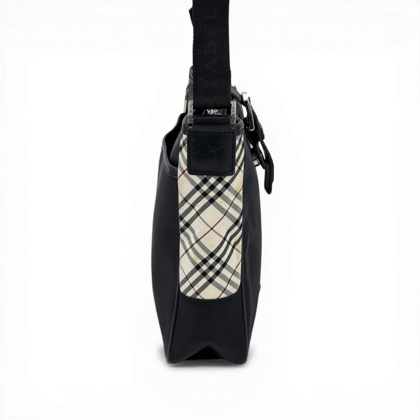 BURBERRY ノヴァキャンバス ブラックショルダーバッグ