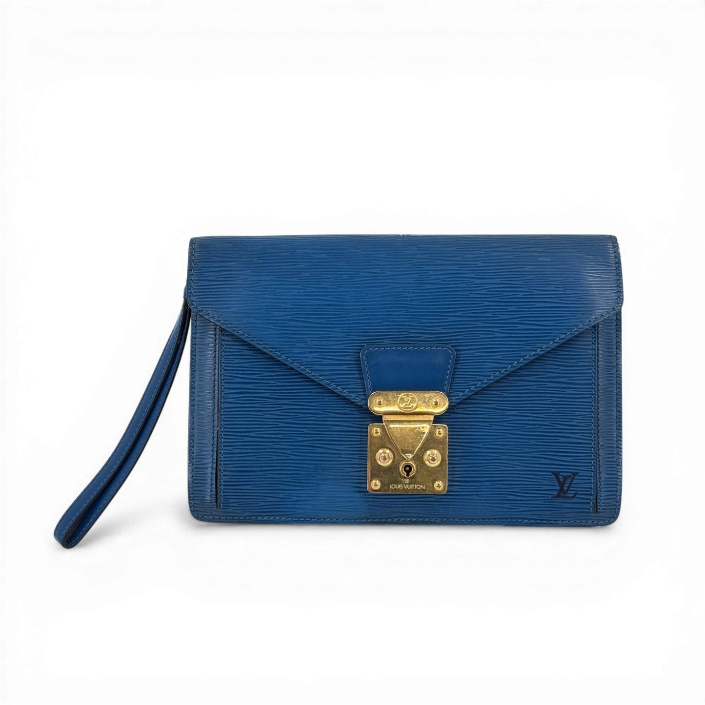 LOUIS VUITTON エピ ブルー セリエ ドラゴンヌ M52615  クラッチバッグ