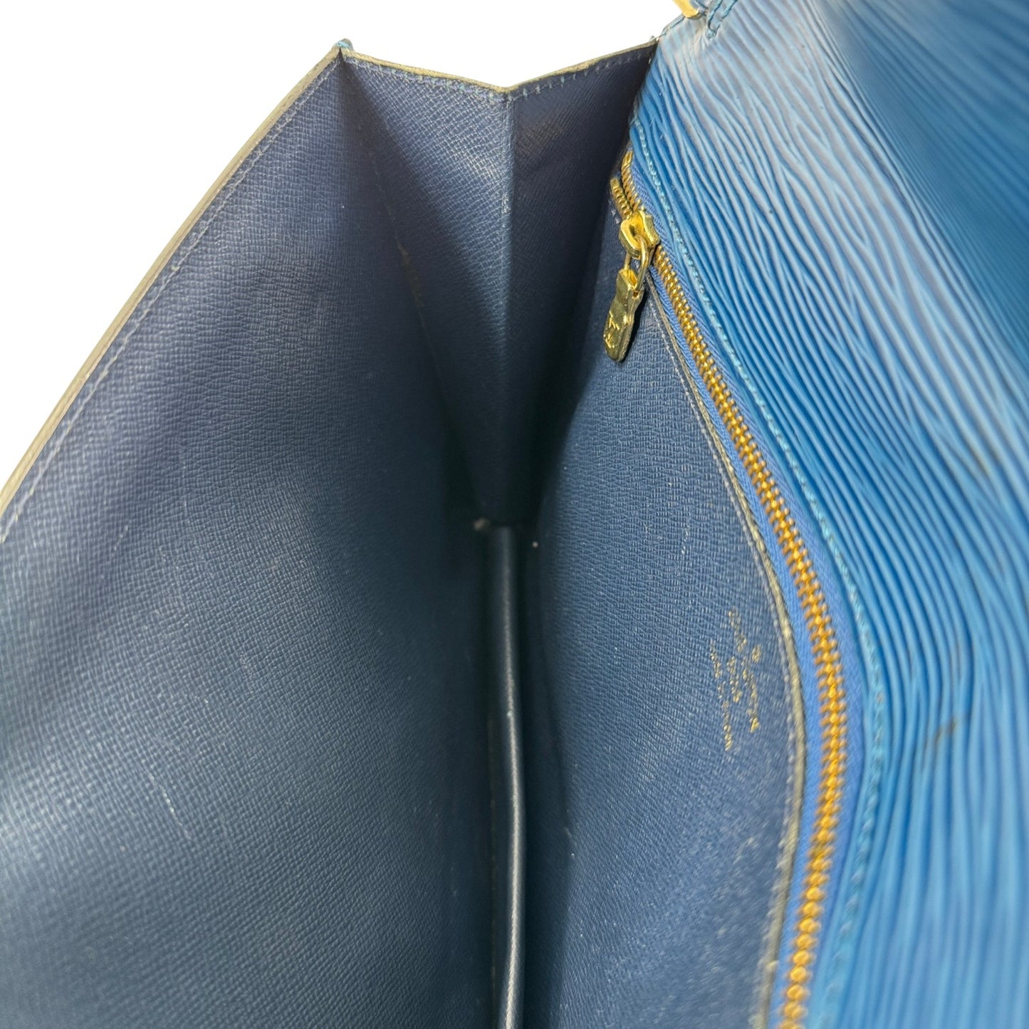 LOUIS VUITTON エピ ブルー セリエ ドラゴンヌ M52615  クラッチバッグ