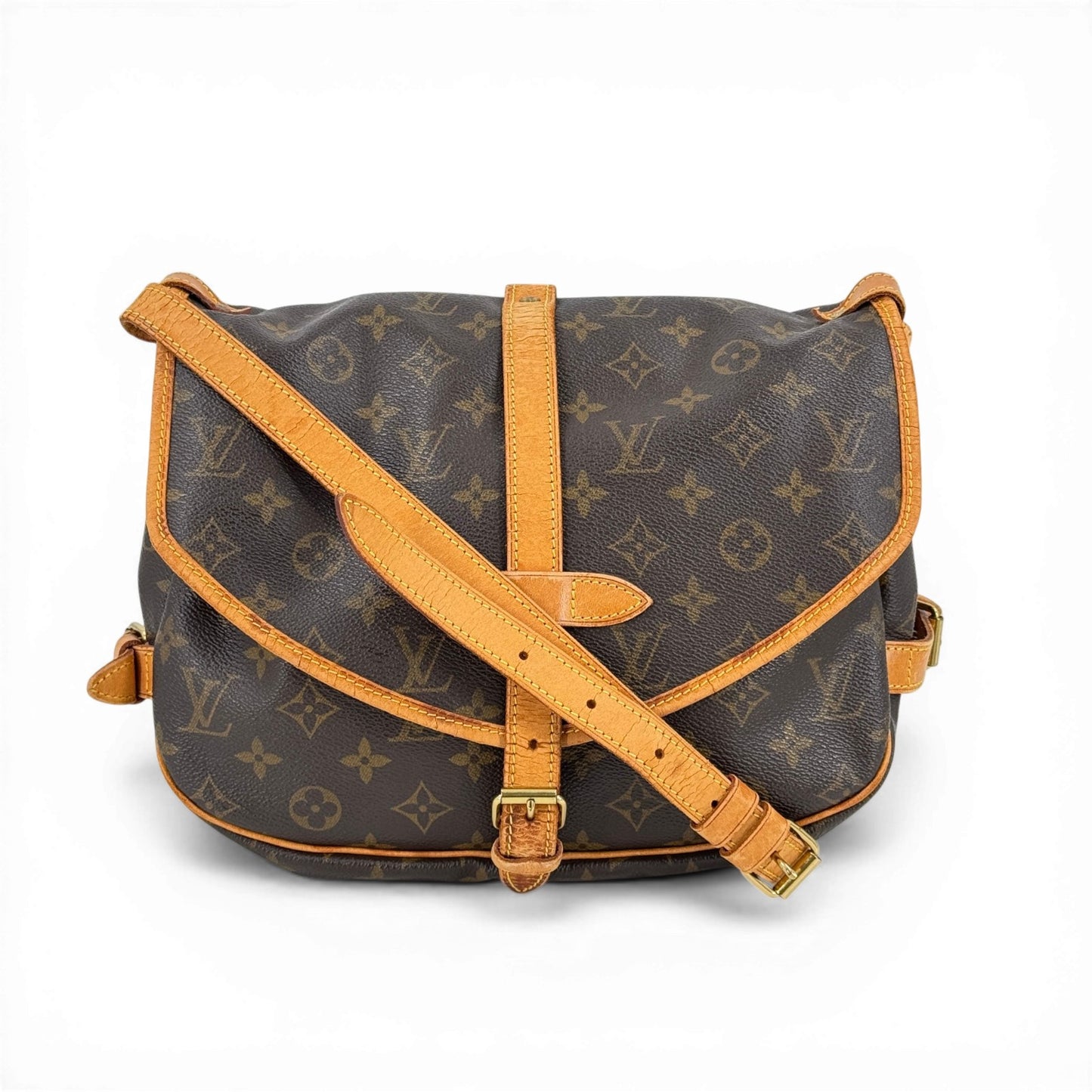 LOUIS VUITTON モノグラム・ソミュール30 M42256 ショルダーバッグ