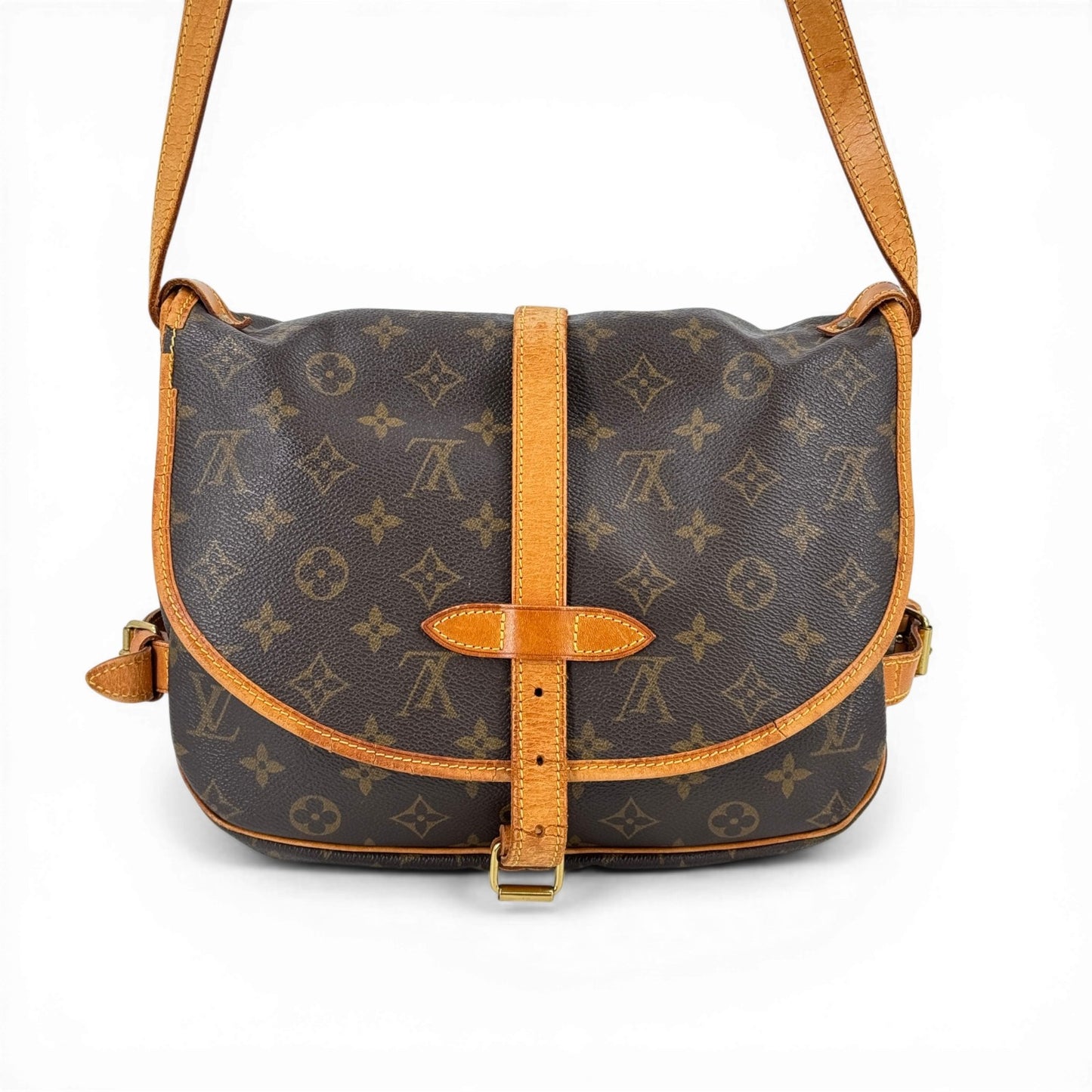 LOUIS VUITTON モノグラム・ソミュール30 M42256 ショルダーバッグ