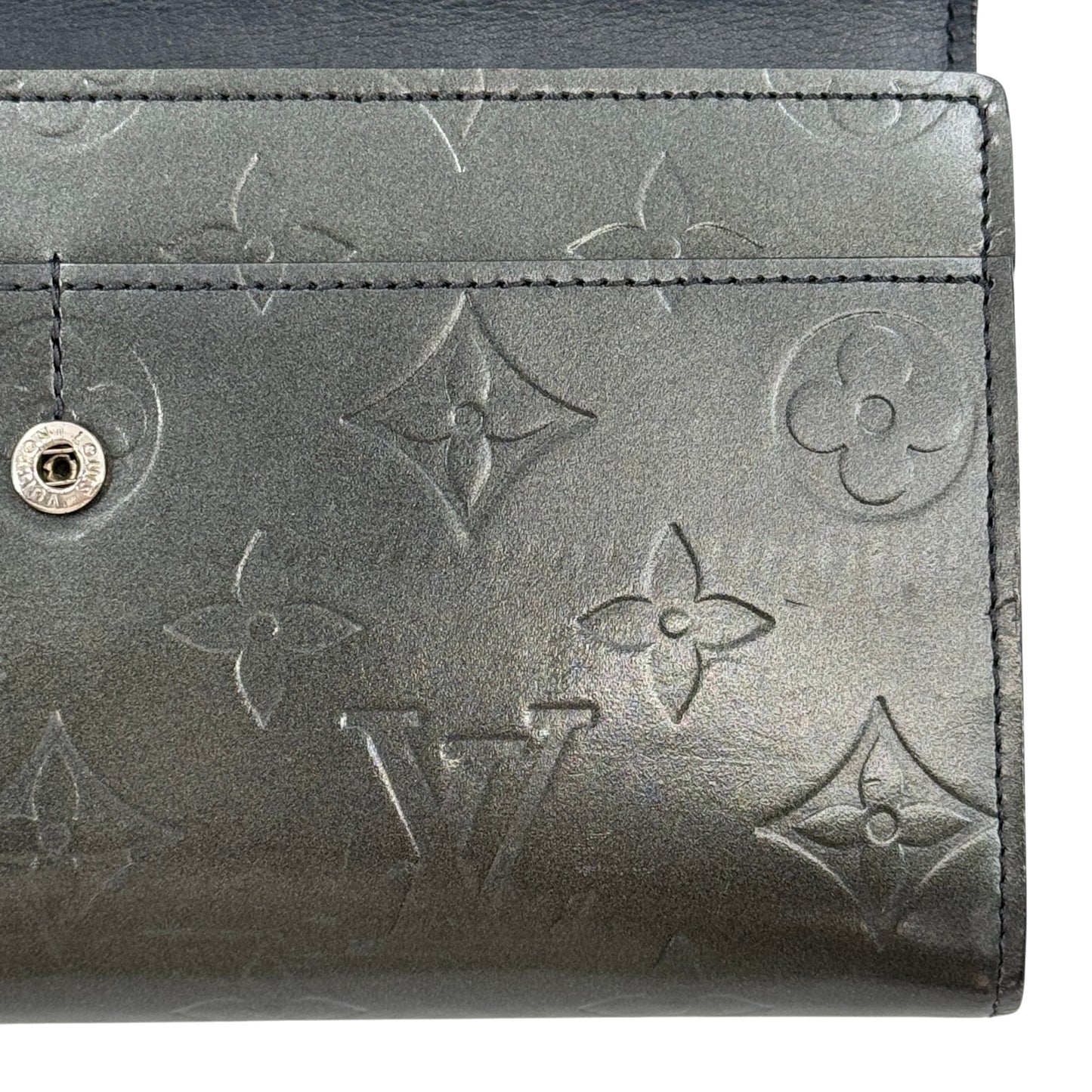 LOUIS VUITTON モノグラム・マット ポルトフォイユ・サラ M65102 長財布