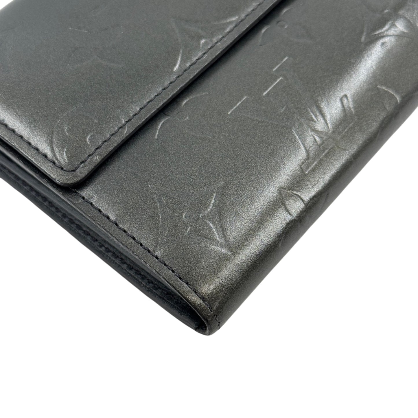 LOUIS VUITTON モノグラム・マット ポルトフォイユ・サラ M65102 長財布
