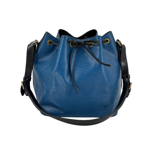 LOUIS VUITTON エピ ブルー バイカラー プチノエ M44152 ショルダー