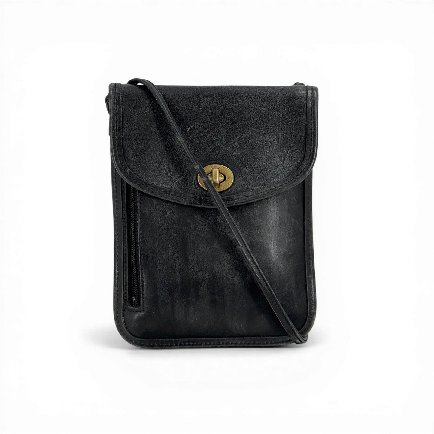 COACH オールドコーチ ブラックショルダーバッグ