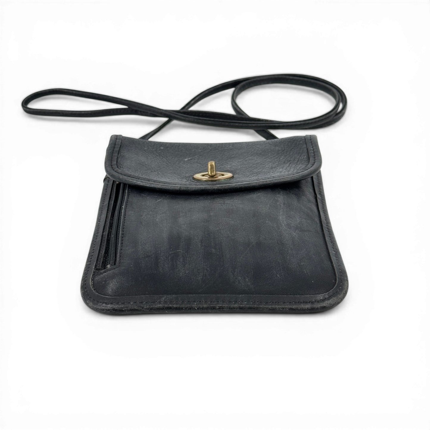 COACH オールドコーチ ブラックショルダーバッグ
