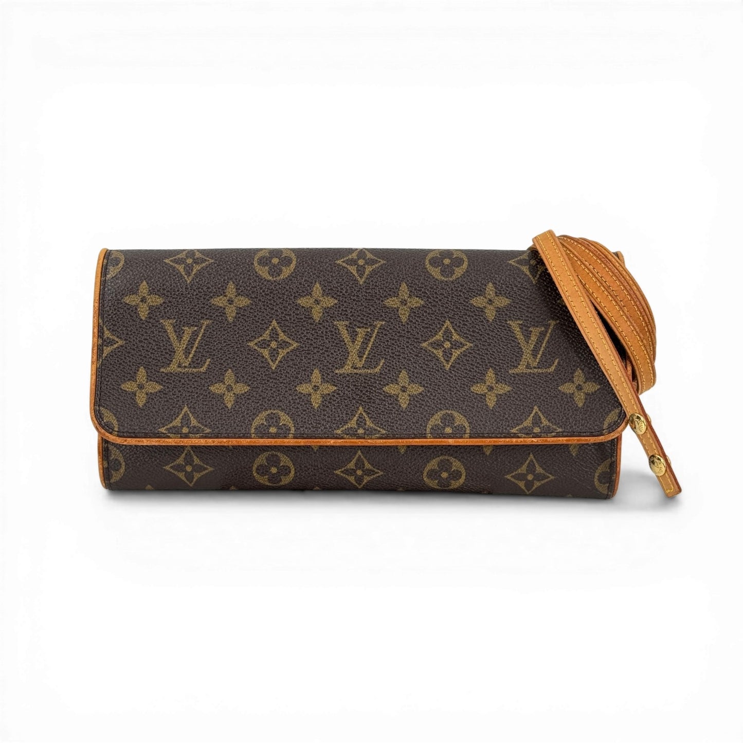 LOUIS VUITTON モノグラム ポシェット ツインGM M51852 ショルダーバッグ