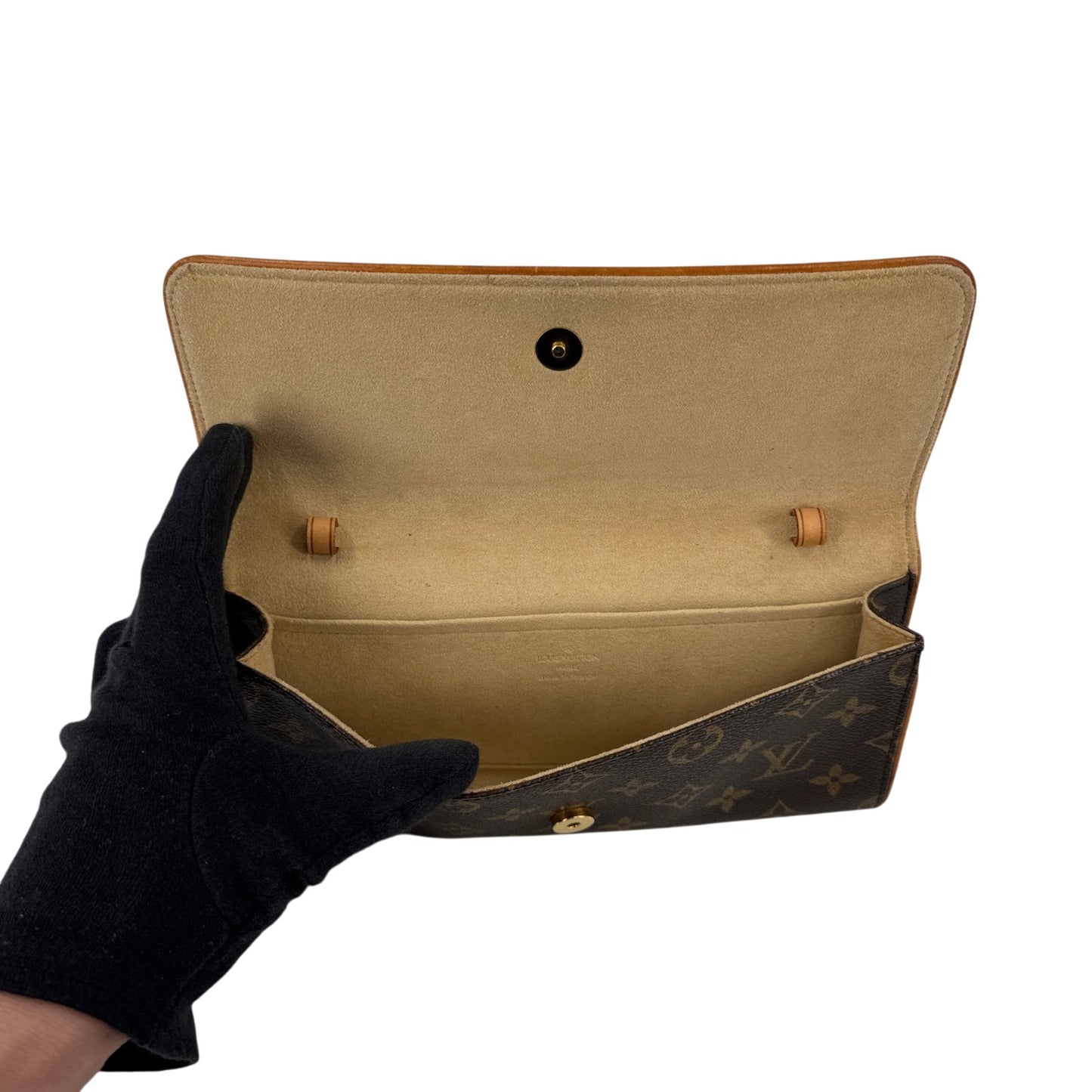 LOUIS VUITTON モノグラム ポシェット ツインGM M51852 ショルダーバッグ