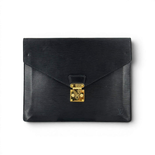 LOUIS VUITTON エピ ノワール ポルト ドキュマン セナチュール M54452  ブリーフケース