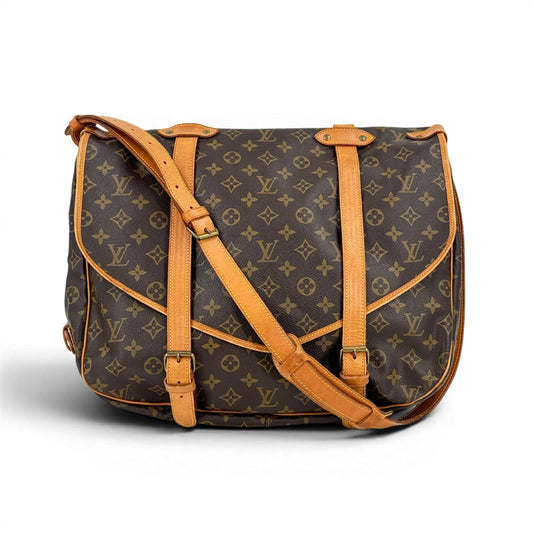 LOUIS VUITTON モノグラム・ソミュール43 M42252 ショルダーバッグ