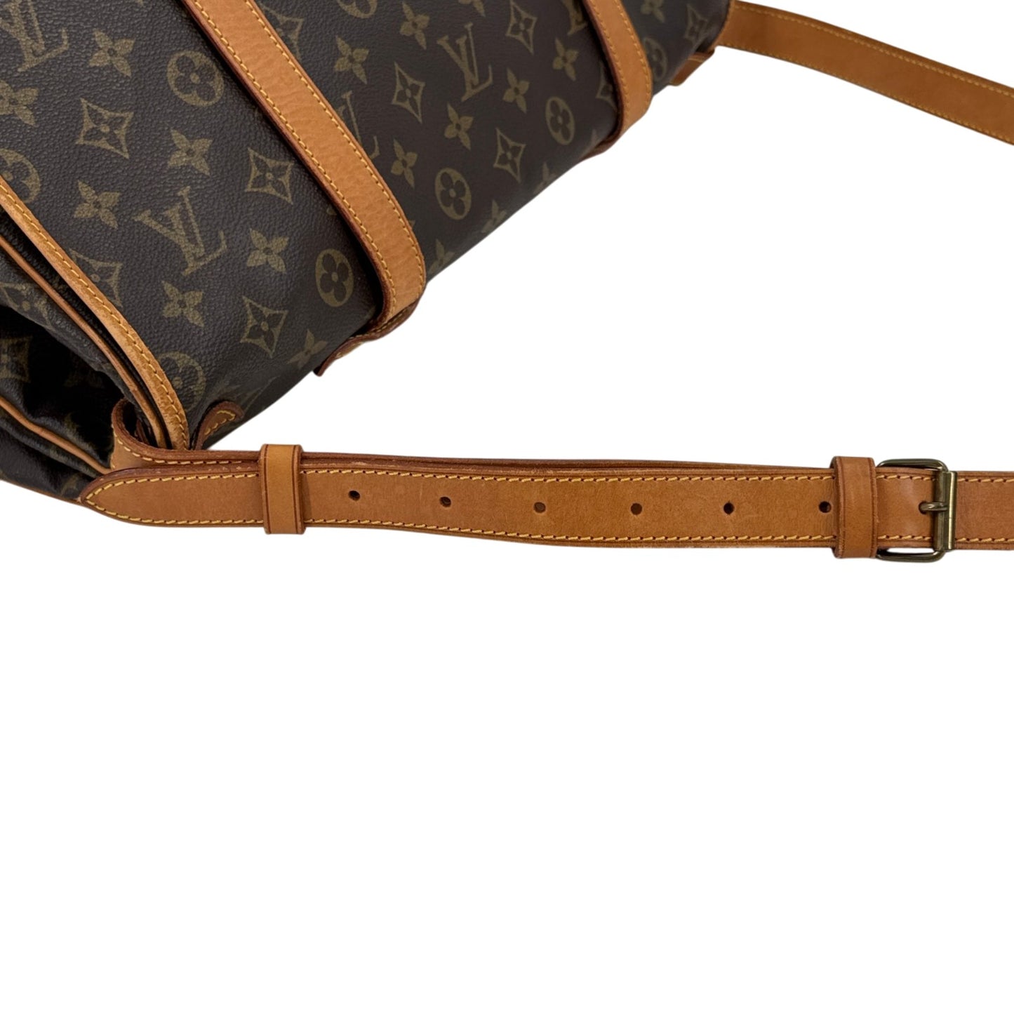 LOUIS VUITTON モノグラム・ソミュール43 M42252 ショルダーバッグ