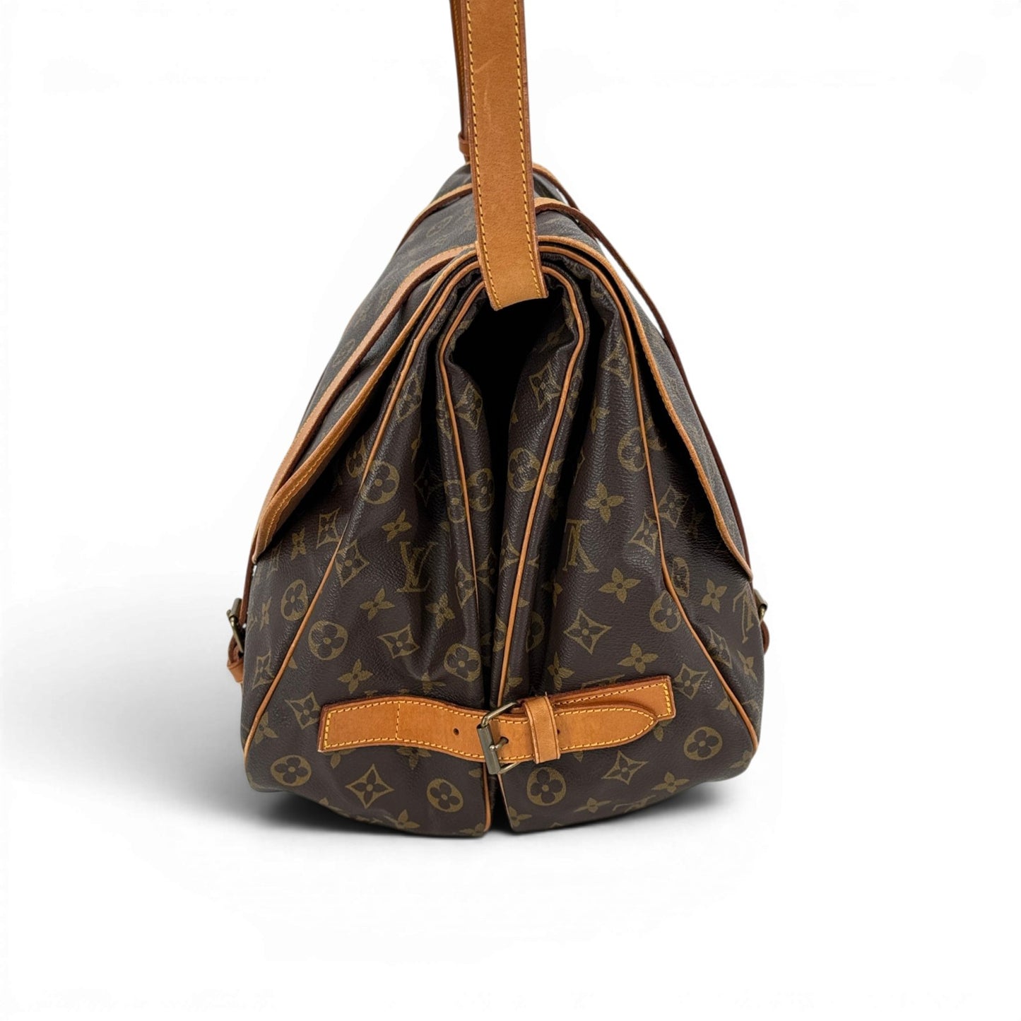 LOUIS VUITTON モノグラム・ソミュール43 M42252 ショルダーバッグ
