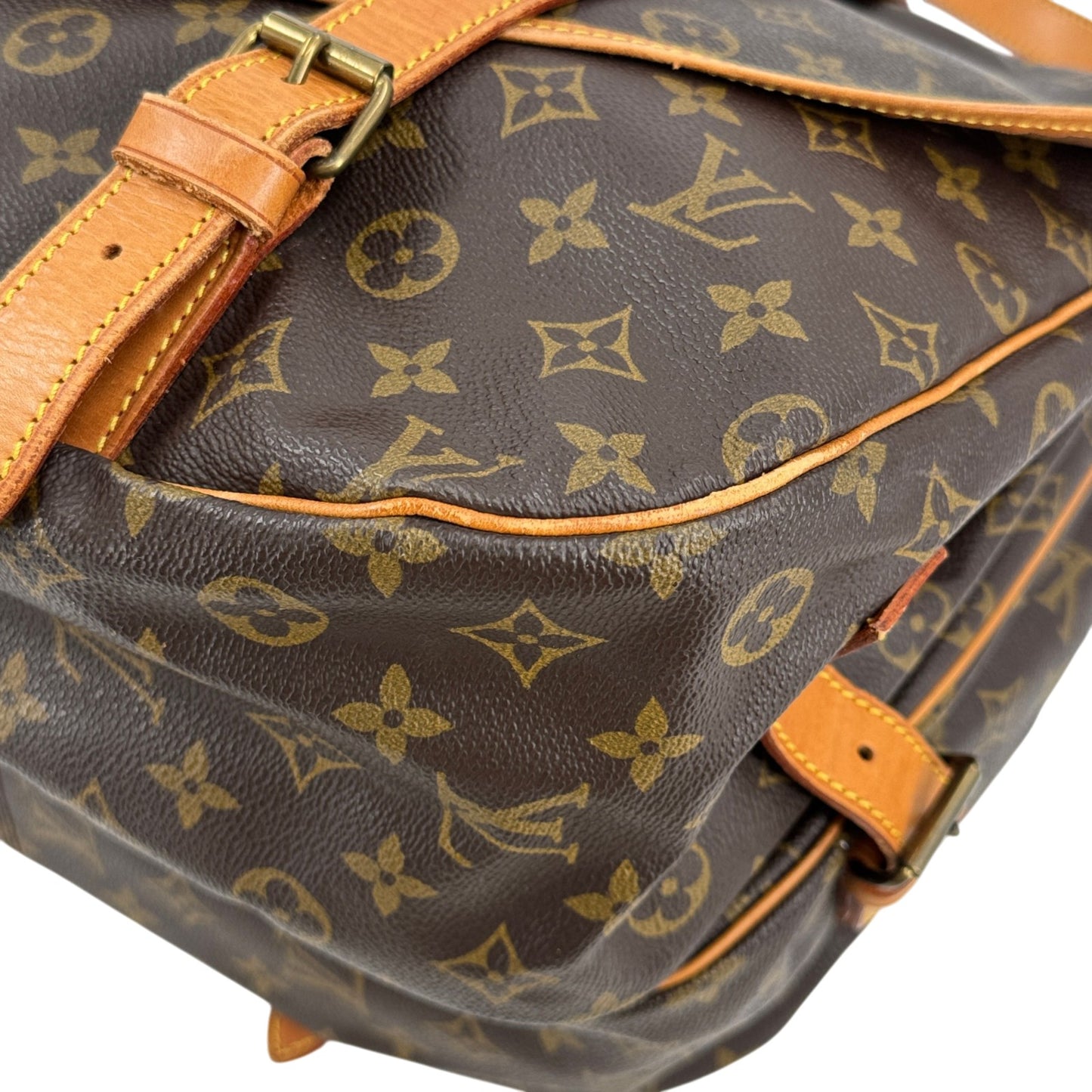 LOUIS VUITTON モノグラム・ソミュール43 M42252 ショルダーバッグ