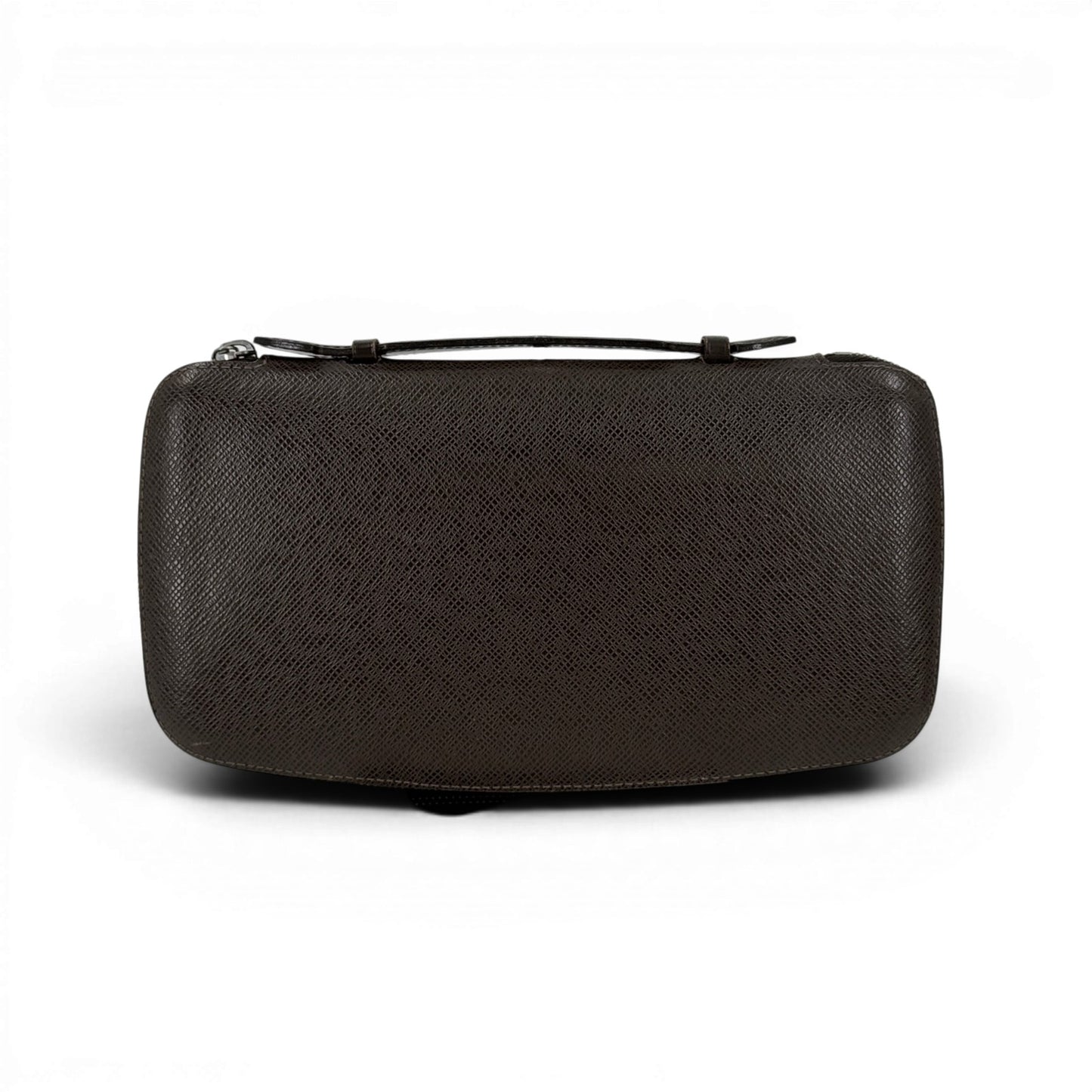 LOUIS VUITTON オーガナイザー アトールタイガレザー ブラウン ラウンドジップクラッチウォレット M30658