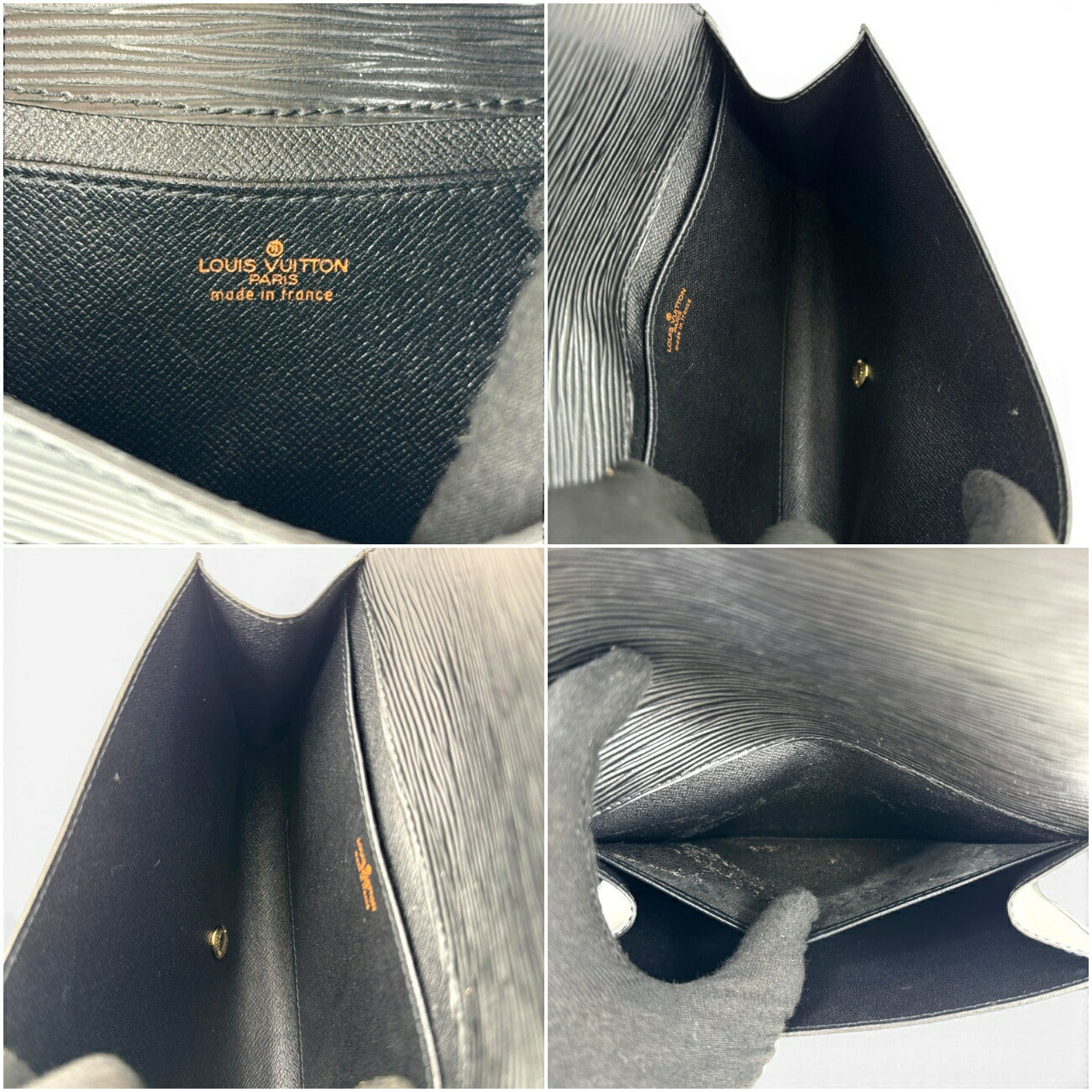 LOUIS VUITTON エピ ノワール アールデコ M52632 クラッチバッグ