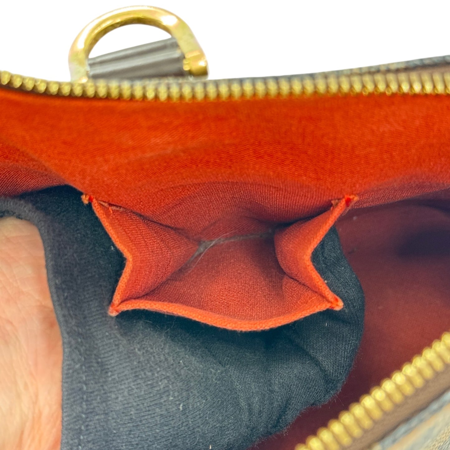 LOUIS VUITTON ダミエ・エベヌ アルマPM N51131 ハンドバッグ