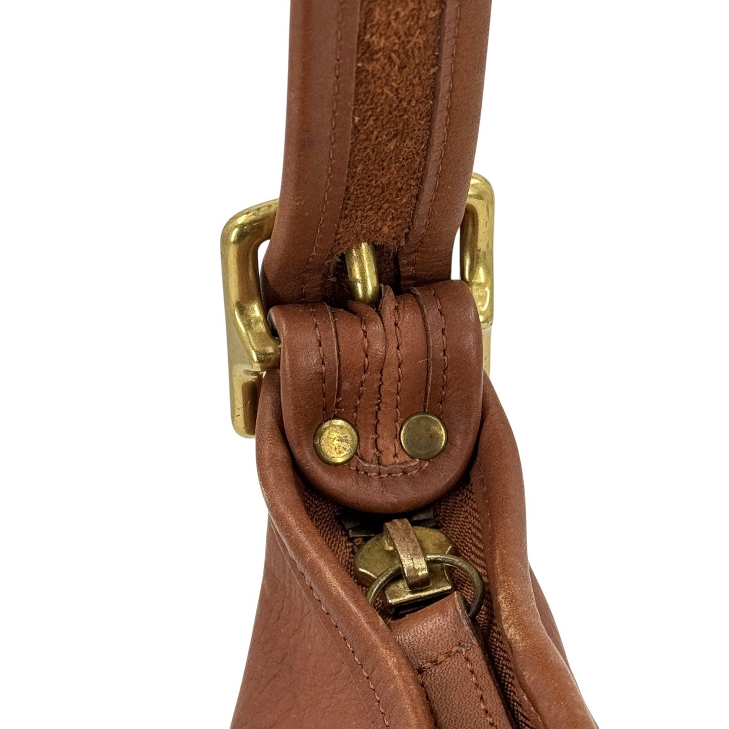 COACH オールドコーチ ブラウン レザー ショルダーバッグ